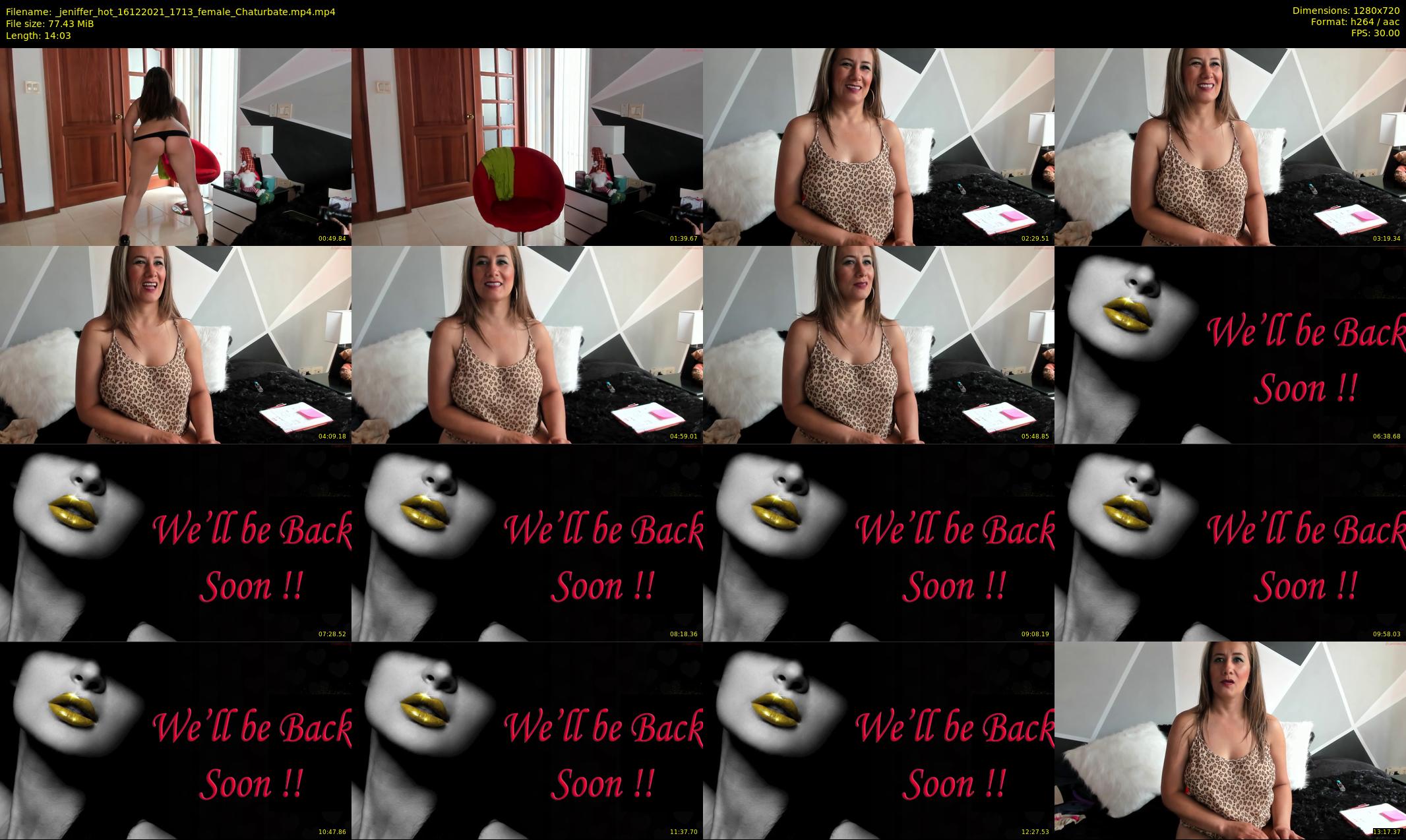 _jeniffer_hot — 15 minute Chaturbate female cam show recording, 720p, Dec 16, 2021
