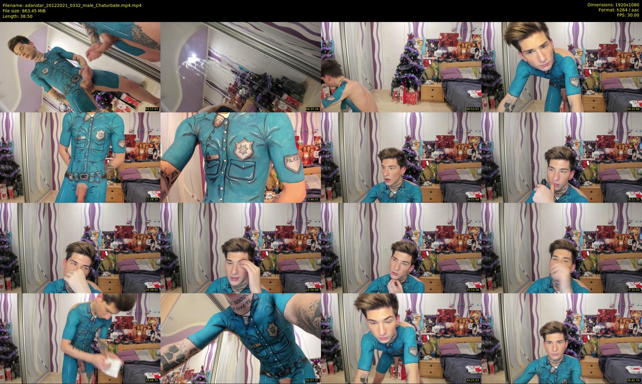 adanstar — 39 minute Chaturbate male cam show recording, 1080p, Dec 20, 2021