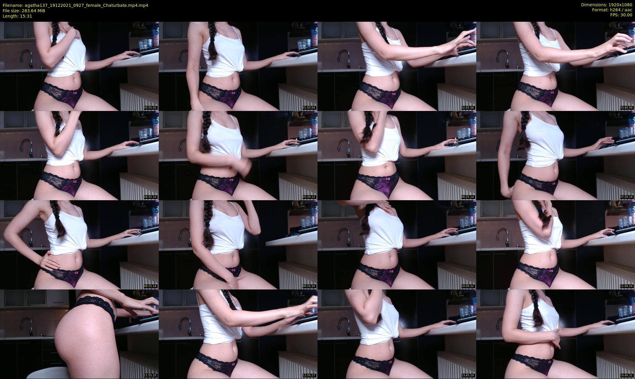 agatha137 — 16 minute Chaturbate female cam show recording, 1080p, Dec 19, 2021