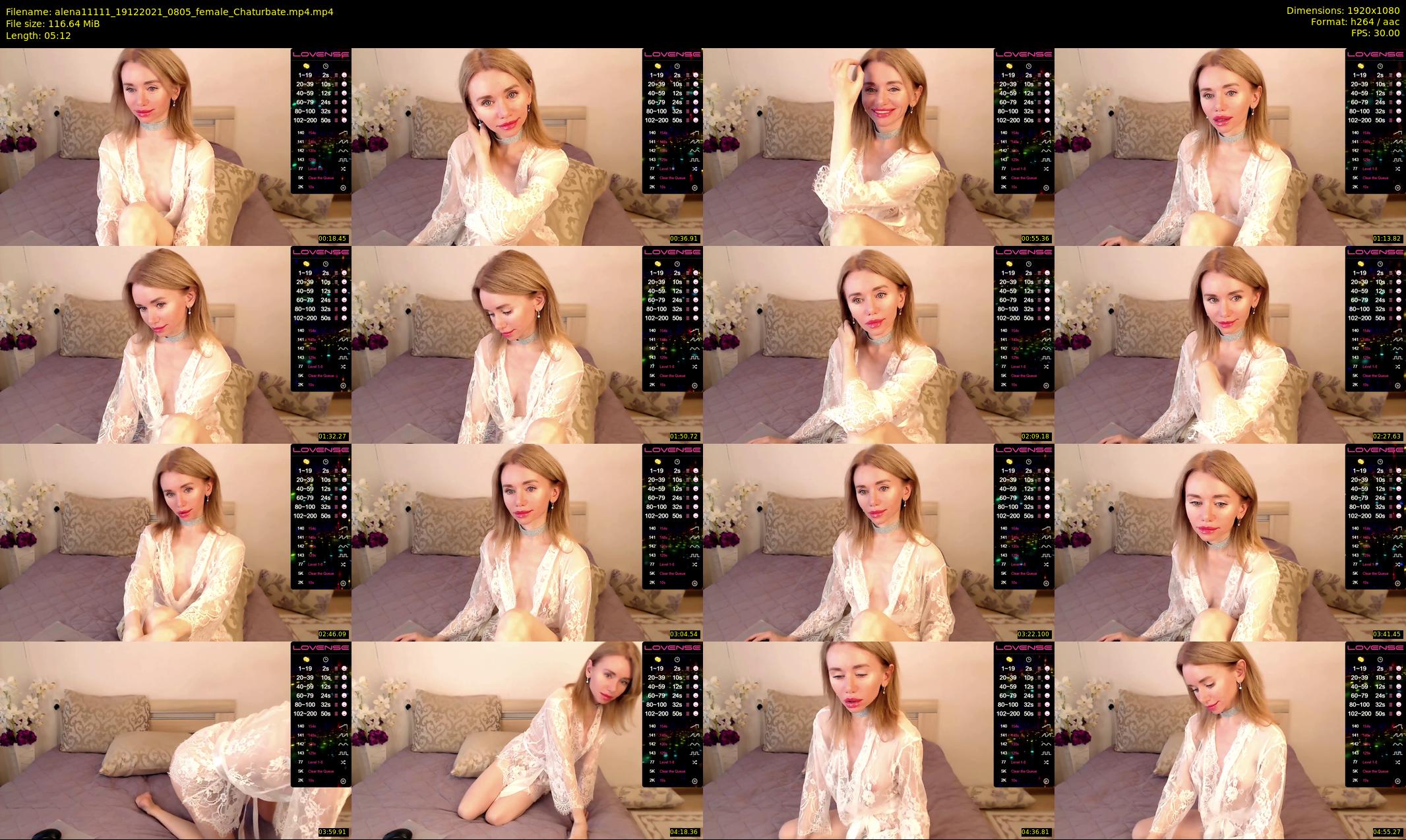 alena11111 — 6 minute Chaturbate female cam show recording, 1080p, Dec 19, 2021