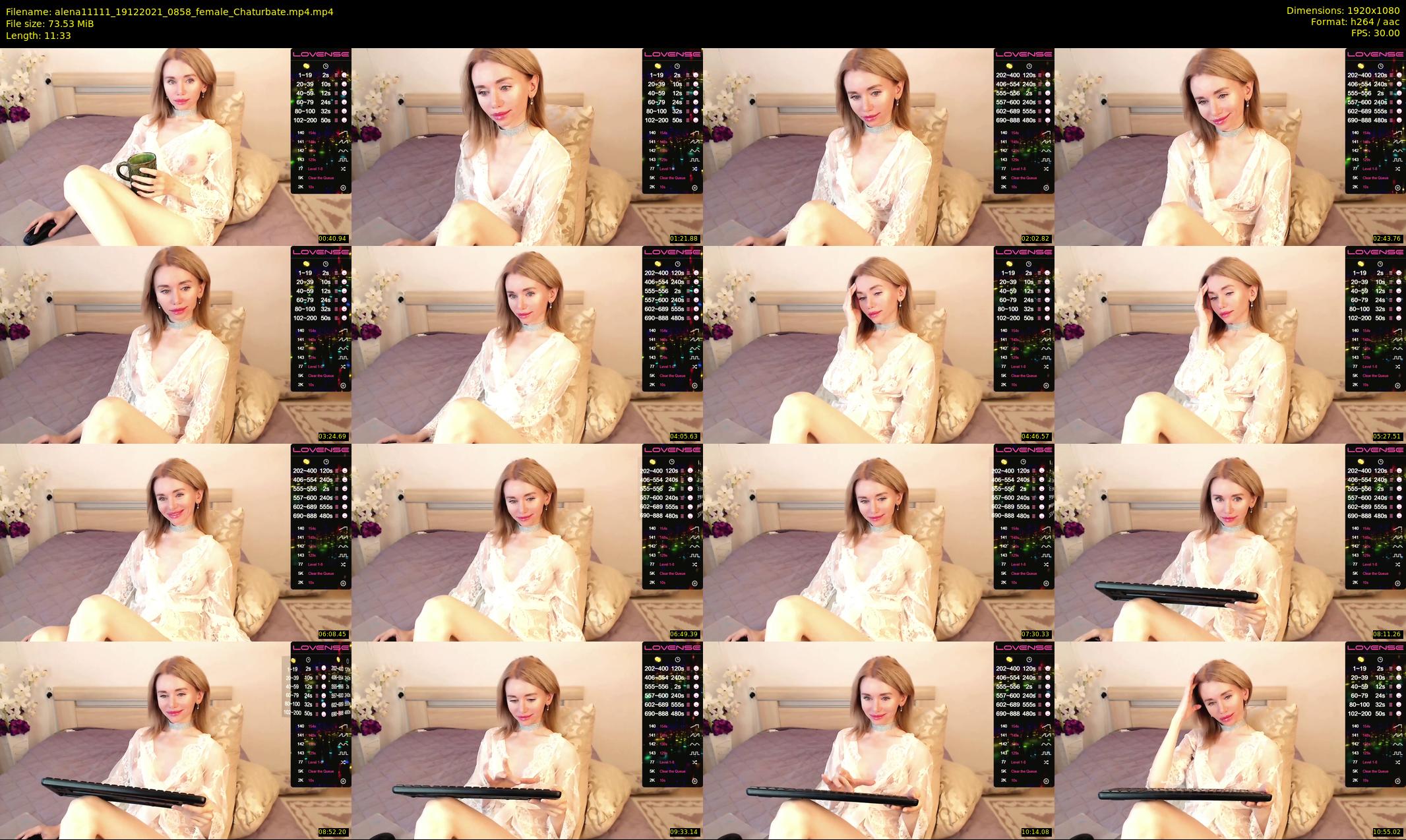 alena11111 — 12 minute Chaturbate female cam show recording, 1080p, Dec 19, 2021