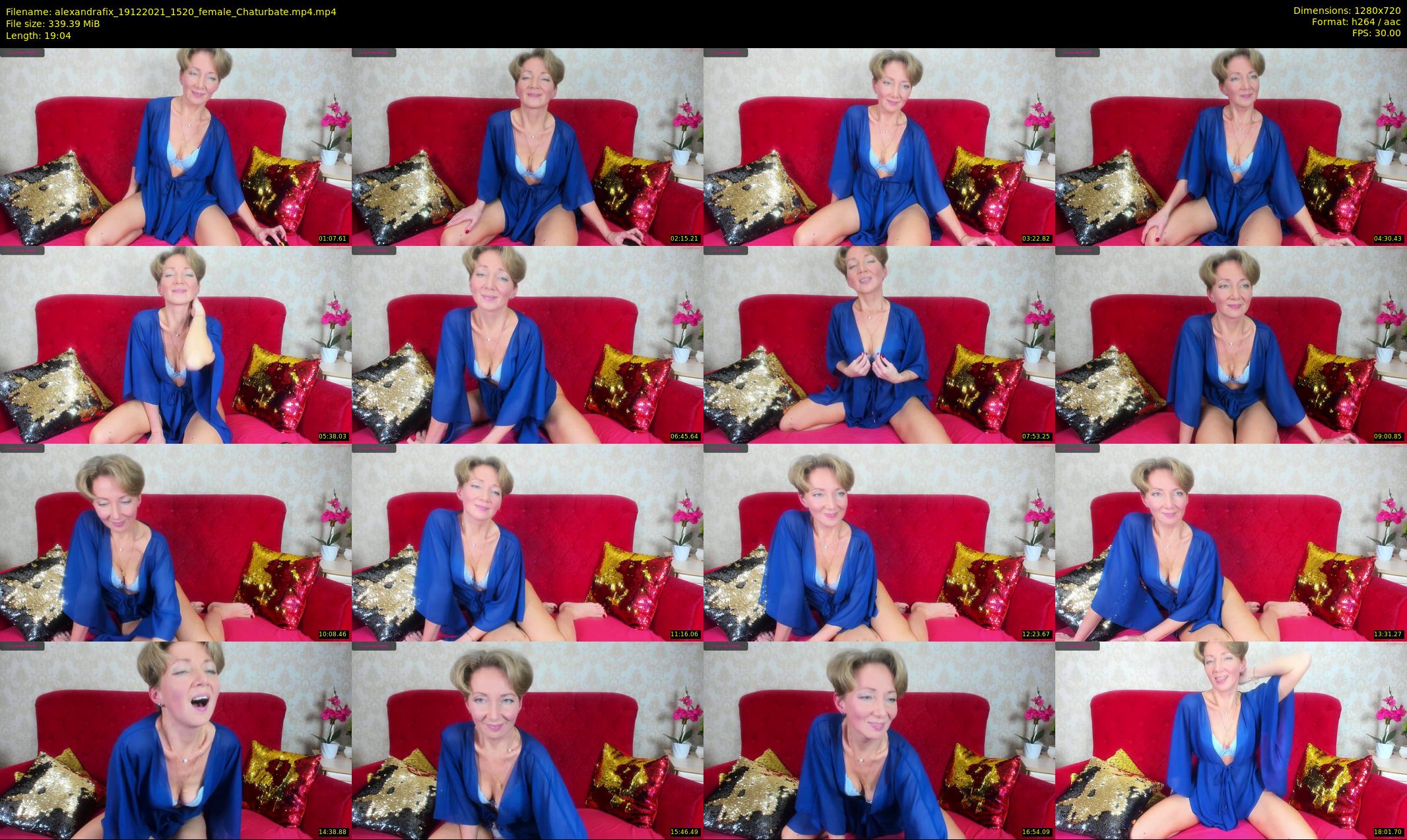 alexandrafix — 20 minute Chaturbate female cam show recording, 720p, Dec 19, 2021