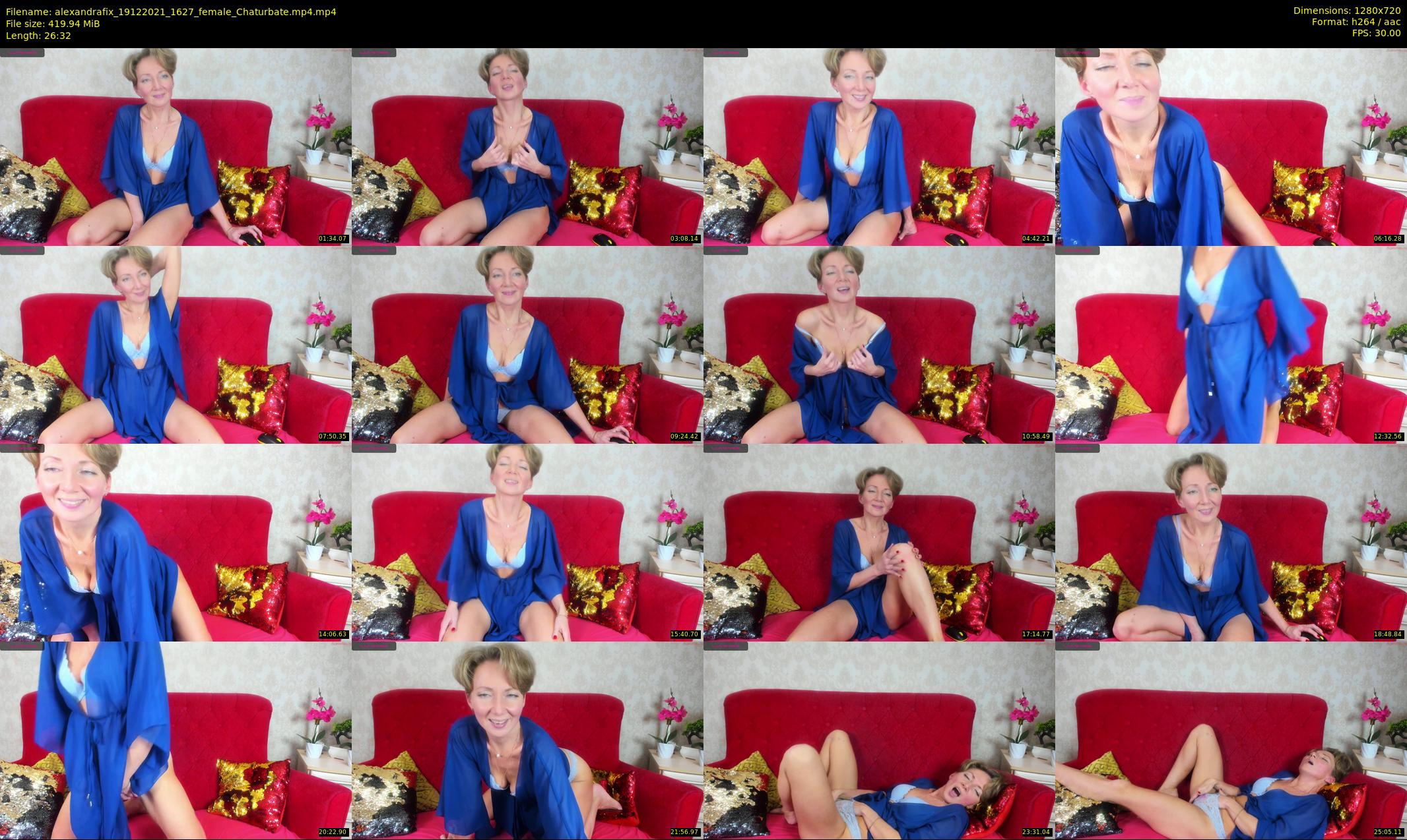 alexandrafix — 27 minute Chaturbate female cam show recording, 720p, Dec 19, 2021