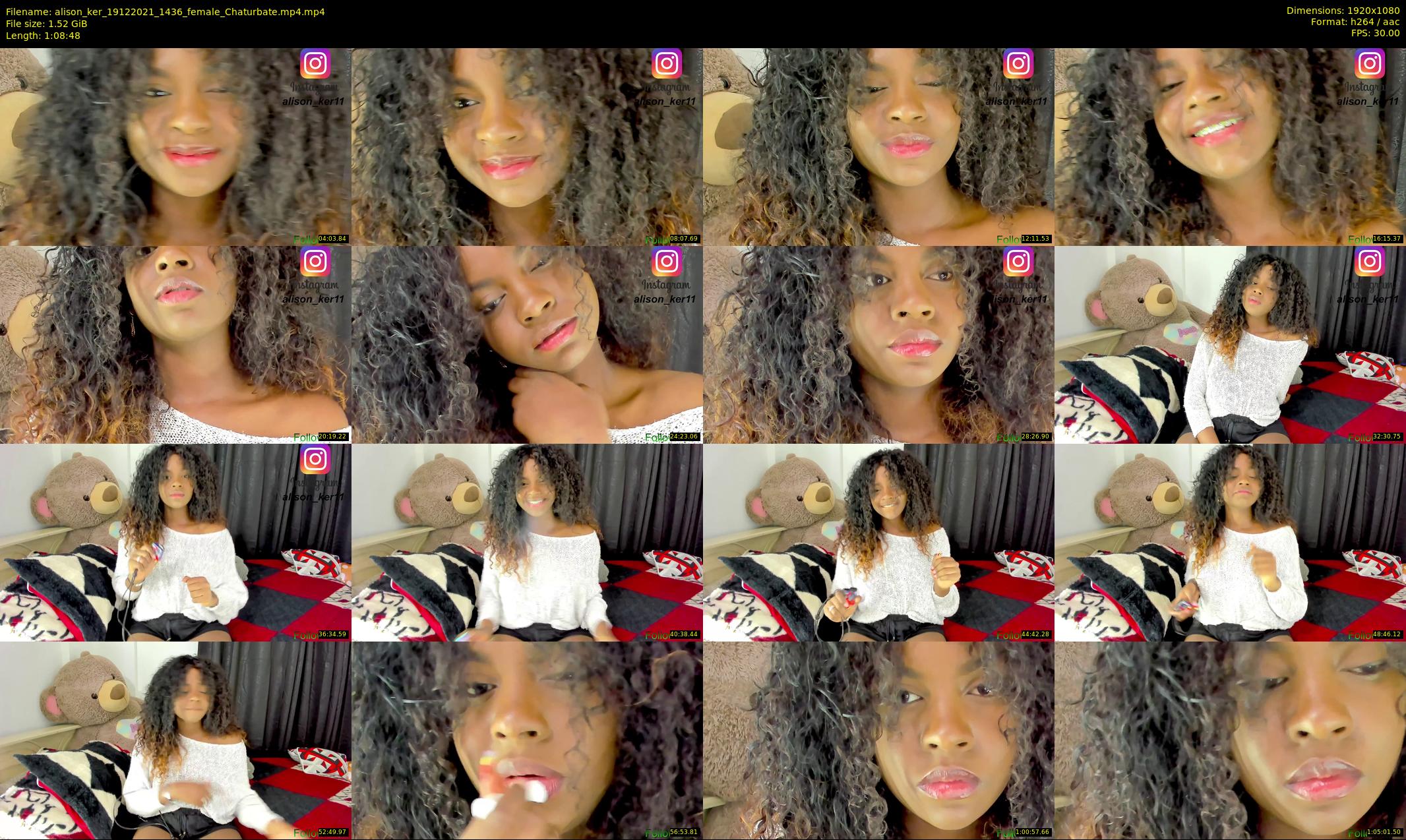 alison_ker — 69 minute Chaturbate female cam show recording, 1080p, Dec 19, 2021