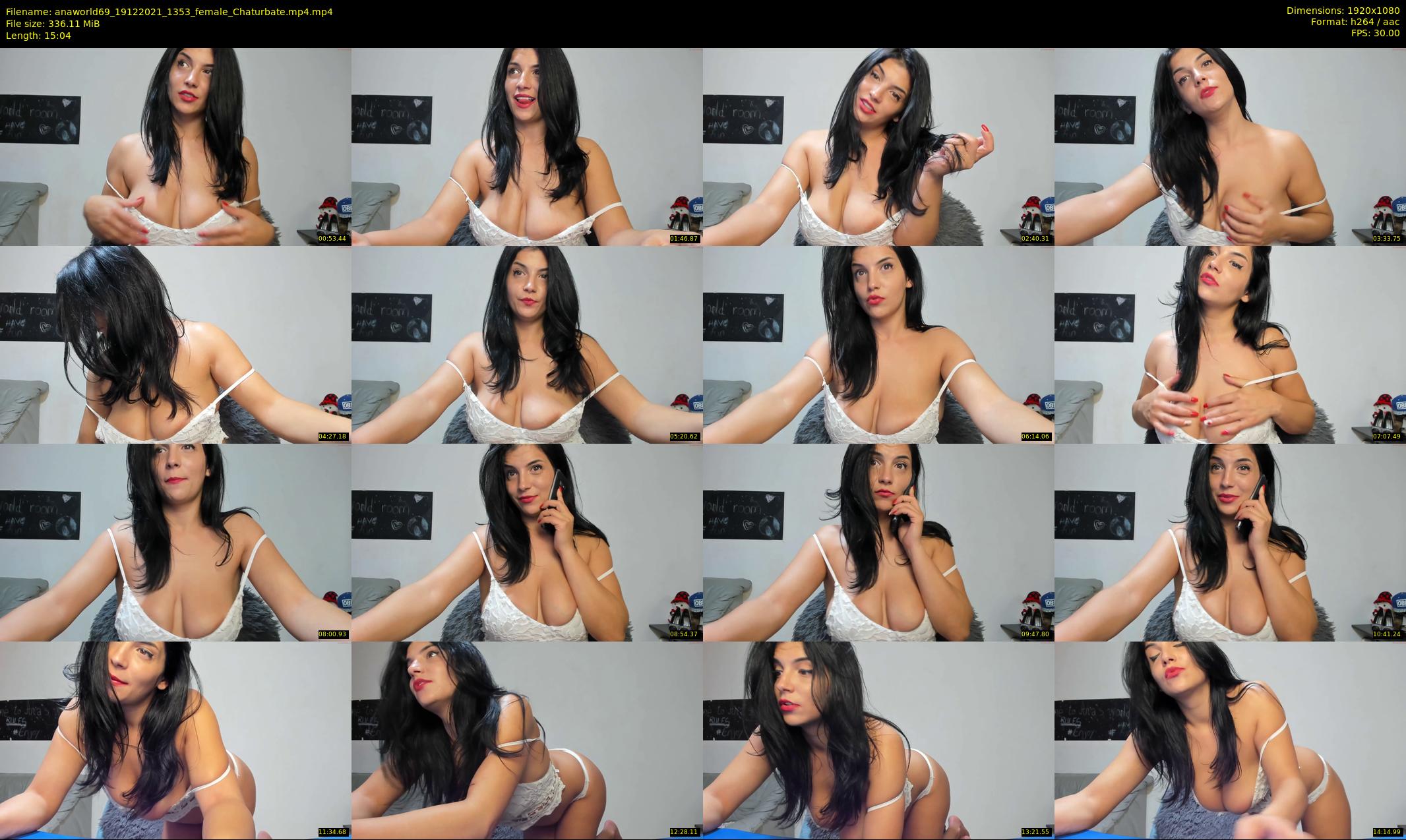 anaworld69 — 16 minute Chaturbate female cam show recording, 1080p, Dec 19, 2021