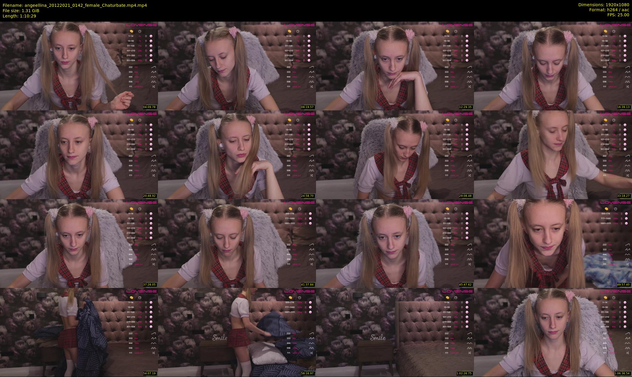 angeellina — 71 minute Chaturbate female cam show recording, 1080p, Dec 20, 2021