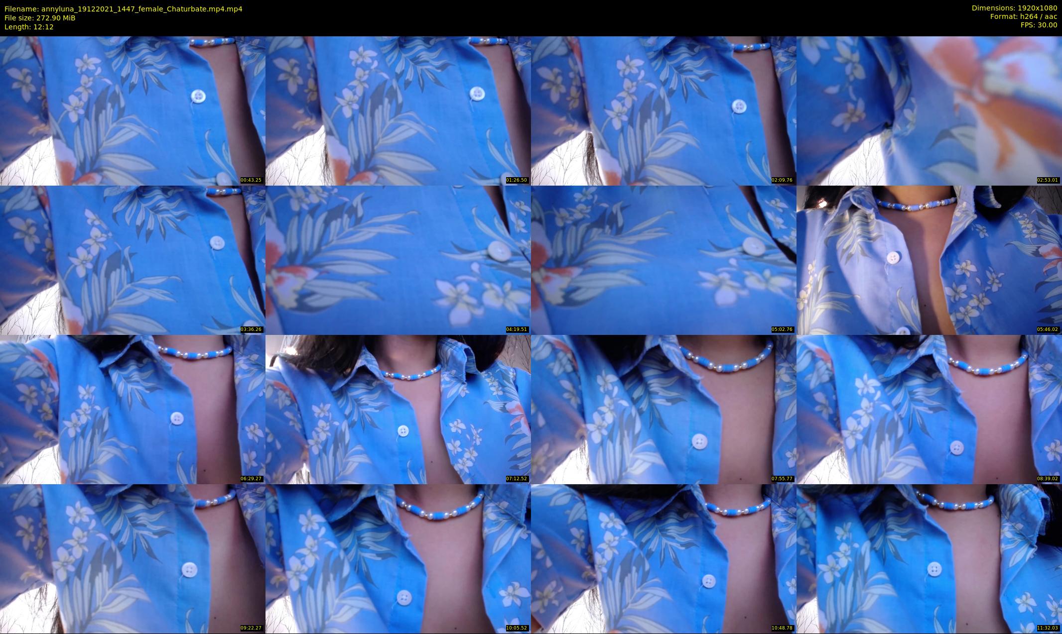 annyluna — 13 minute Chaturbate female cam show recording, 1080p, Dec 19, 2021