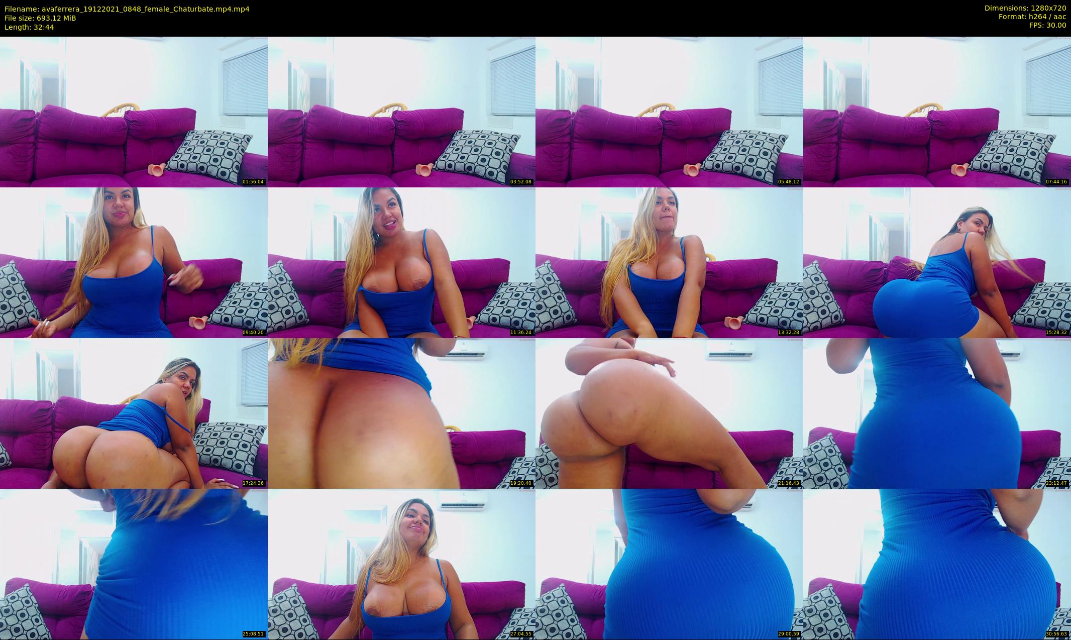 avaferrera — 33 minute Chaturbate female cam show recording, 720p, Dec 19, 2021