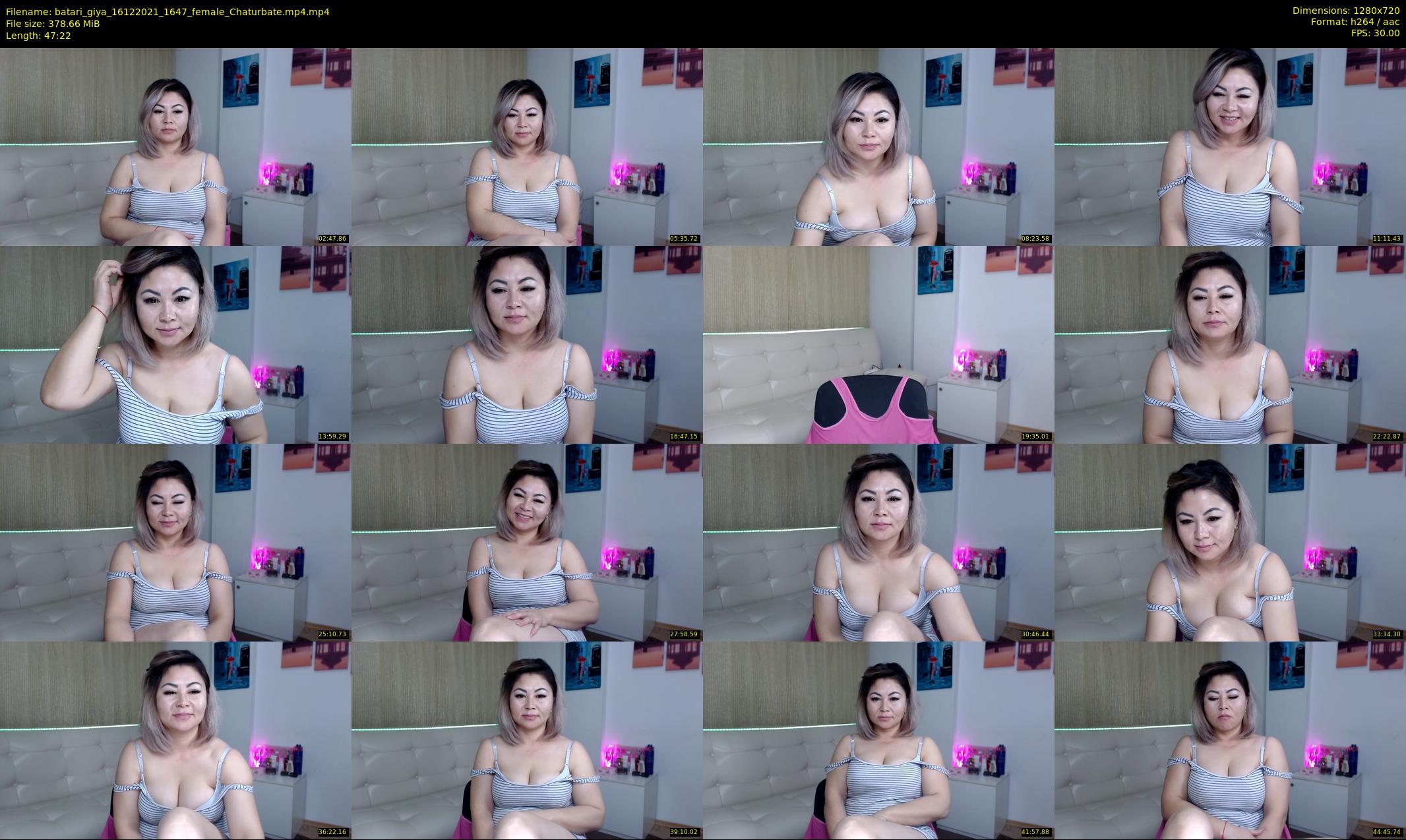batari_giya — 48 minute Chaturbate female cam show recording, 720p, Dec 16, 2021