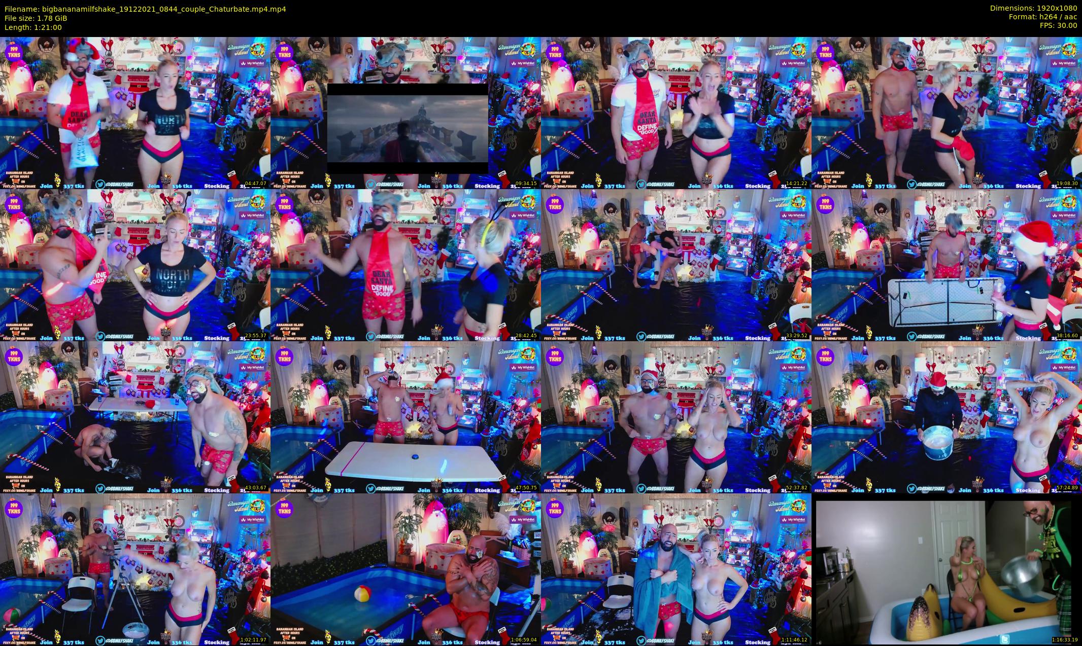 bigbananamilfshake — 81 minute Chaturbate couple cam show recording, 1080p, Dec 19, 2021