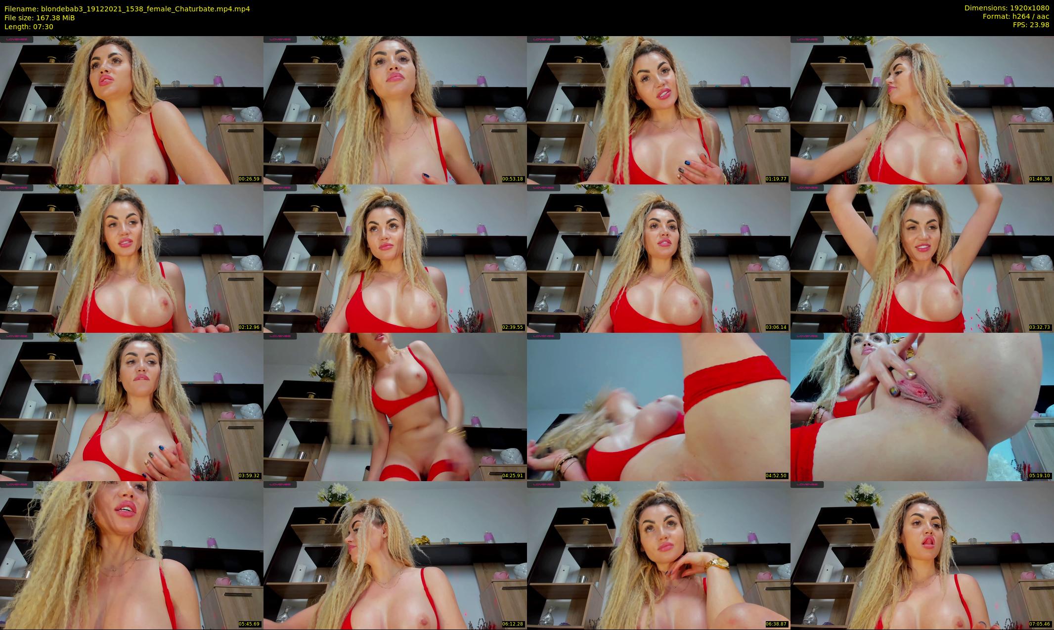 blondebab3 — 8 minute Chaturbate female cam show recording, 1080p, Dec 19, 2021