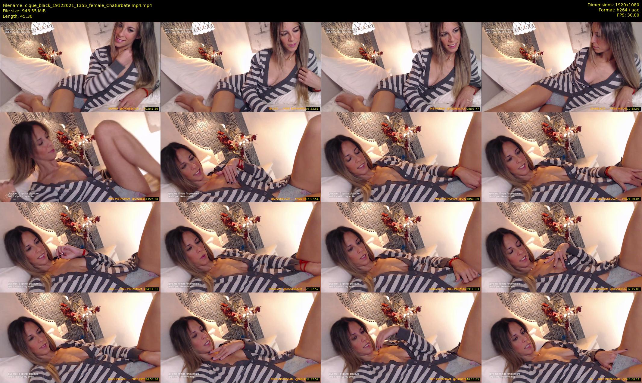 cique_black — 46 minute Chaturbate female cam show recording, 1080p, Dec 19, 2021