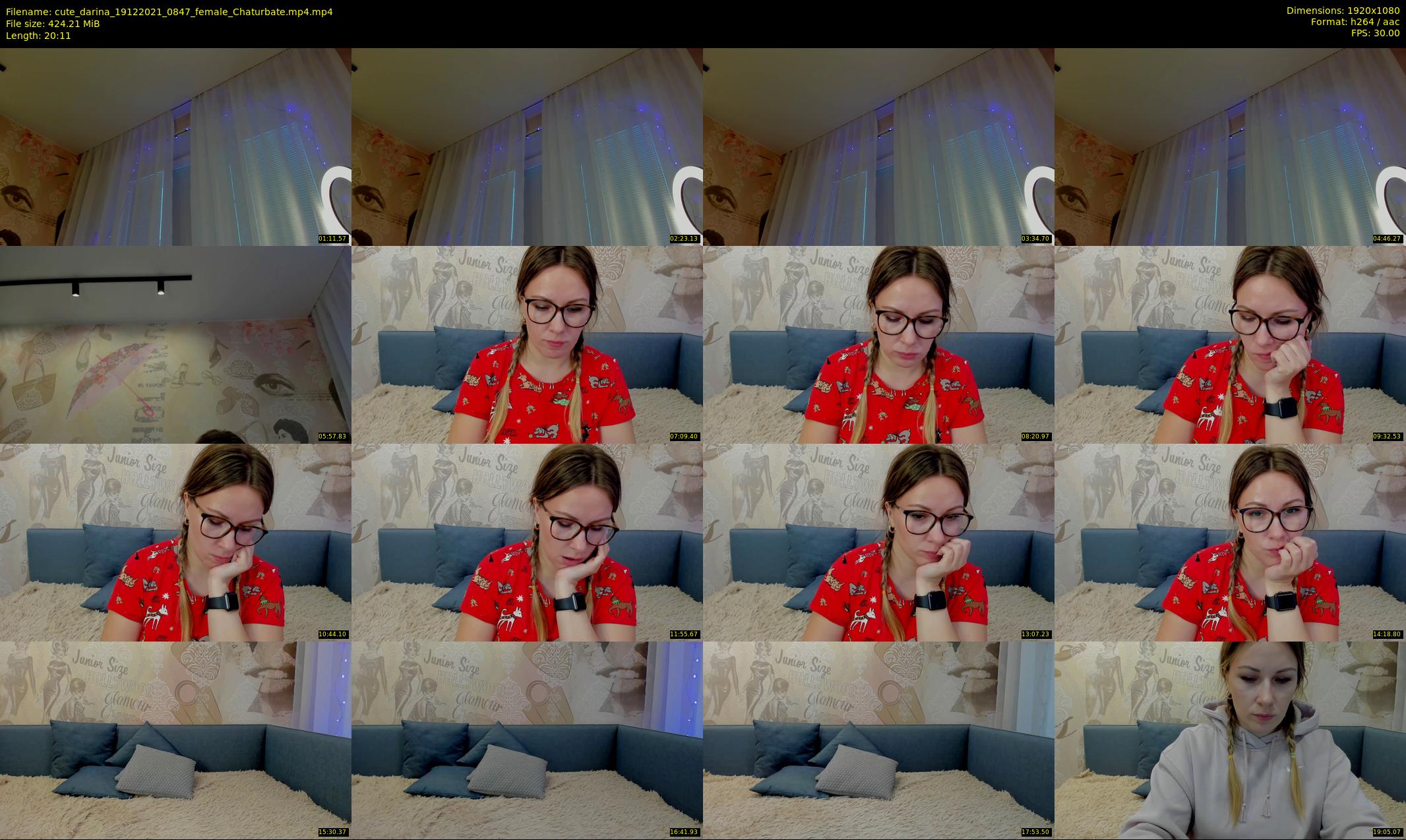 cute_darina — 21 minute Chaturbate female cam show recording, 1080p, Dec 19, 2021
