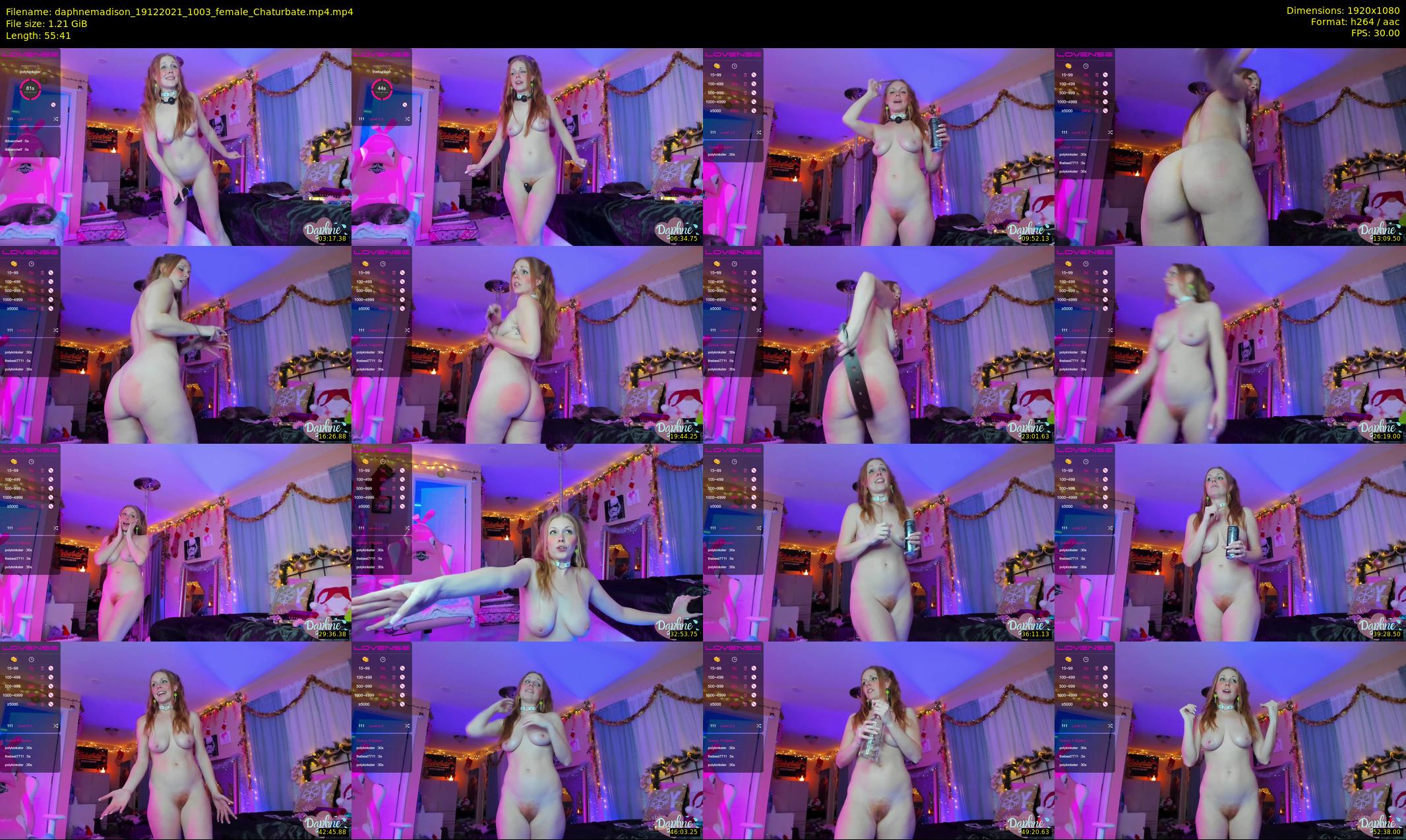 daphnemadison — 56 minute Chaturbate couple cam show recording, 1080p, Dec 19, 2021