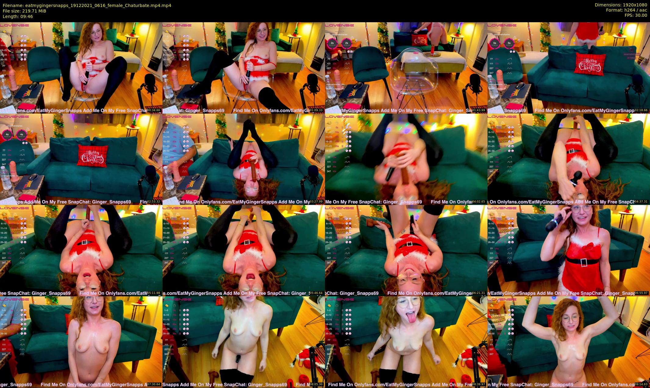 eatmygingersnapps — 10 minute Chaturbate female cam show recording, 1080p, Dec 19, 2021