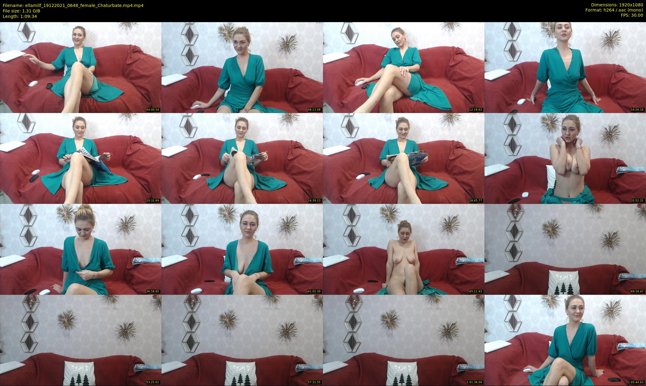 ellamilf — 70 minute Chaturbate female cam show recording, 1080p, Dec 19, 2021