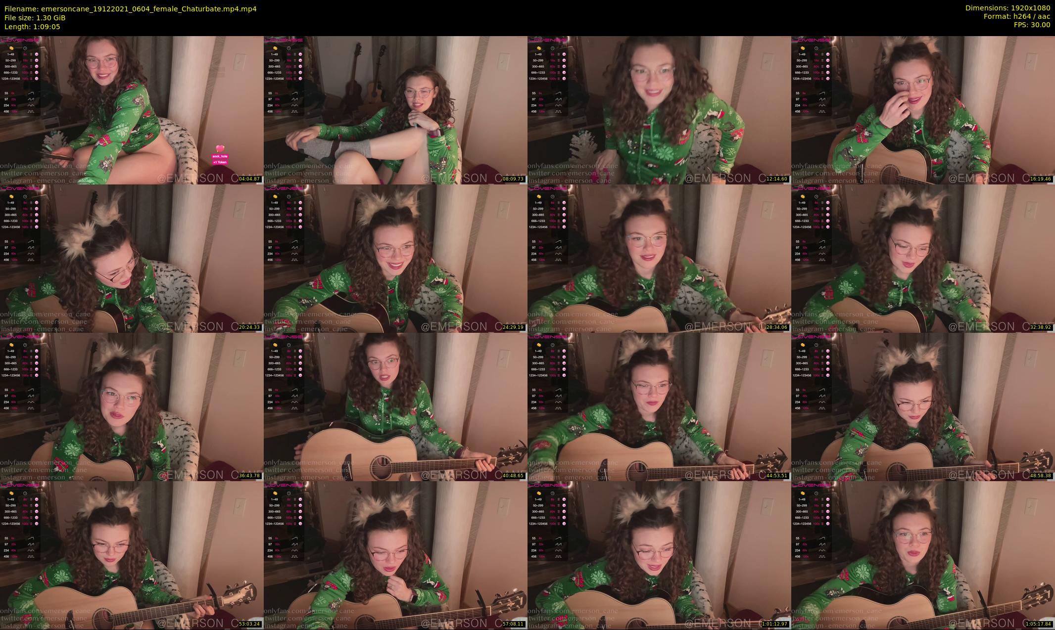 emersoncane — 70 minute Chaturbate female cam show recording, 1080p, Dec 19, 2021