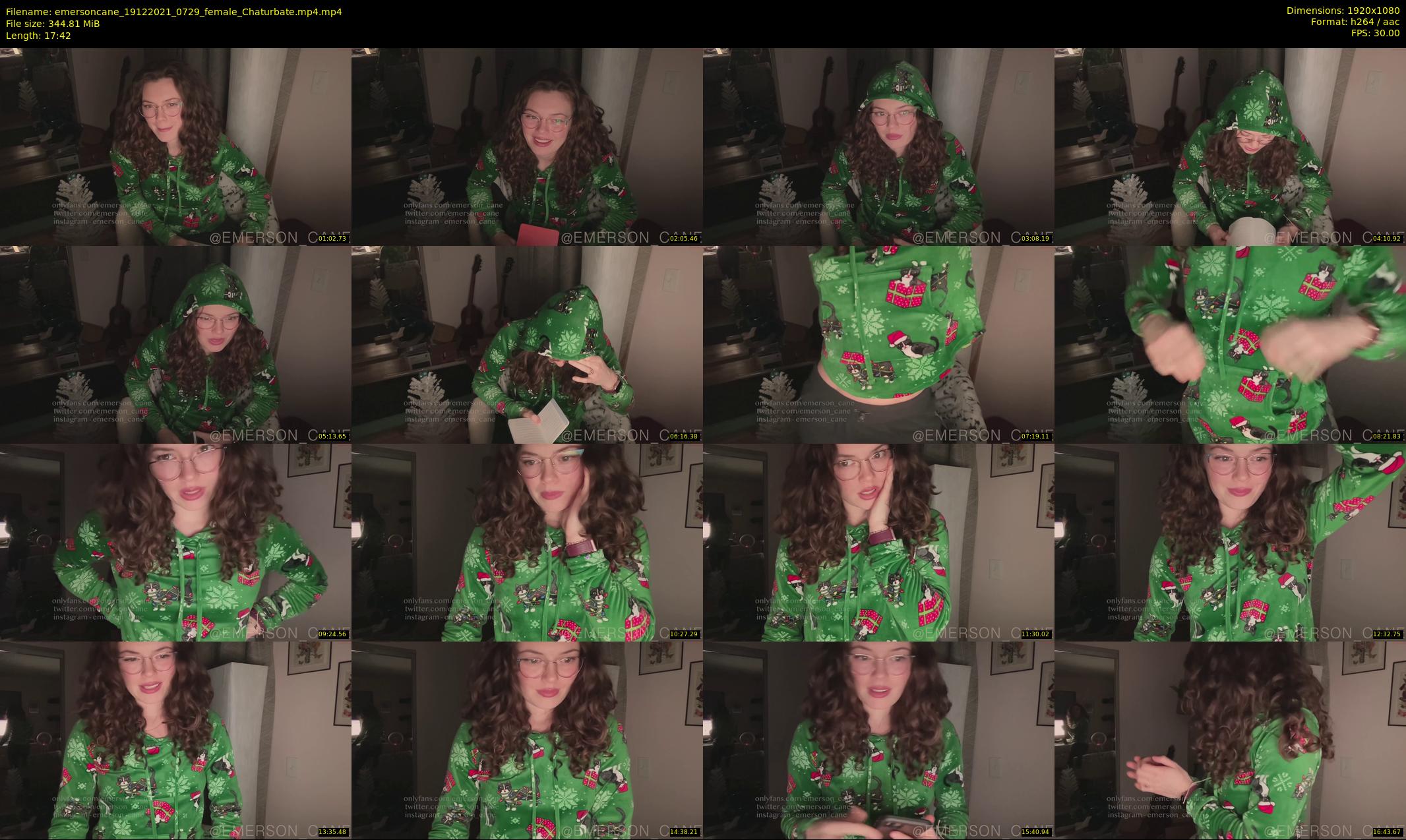 emersoncane — 18 minute Chaturbate female cam show recording, 1080p, Dec 19, 2021