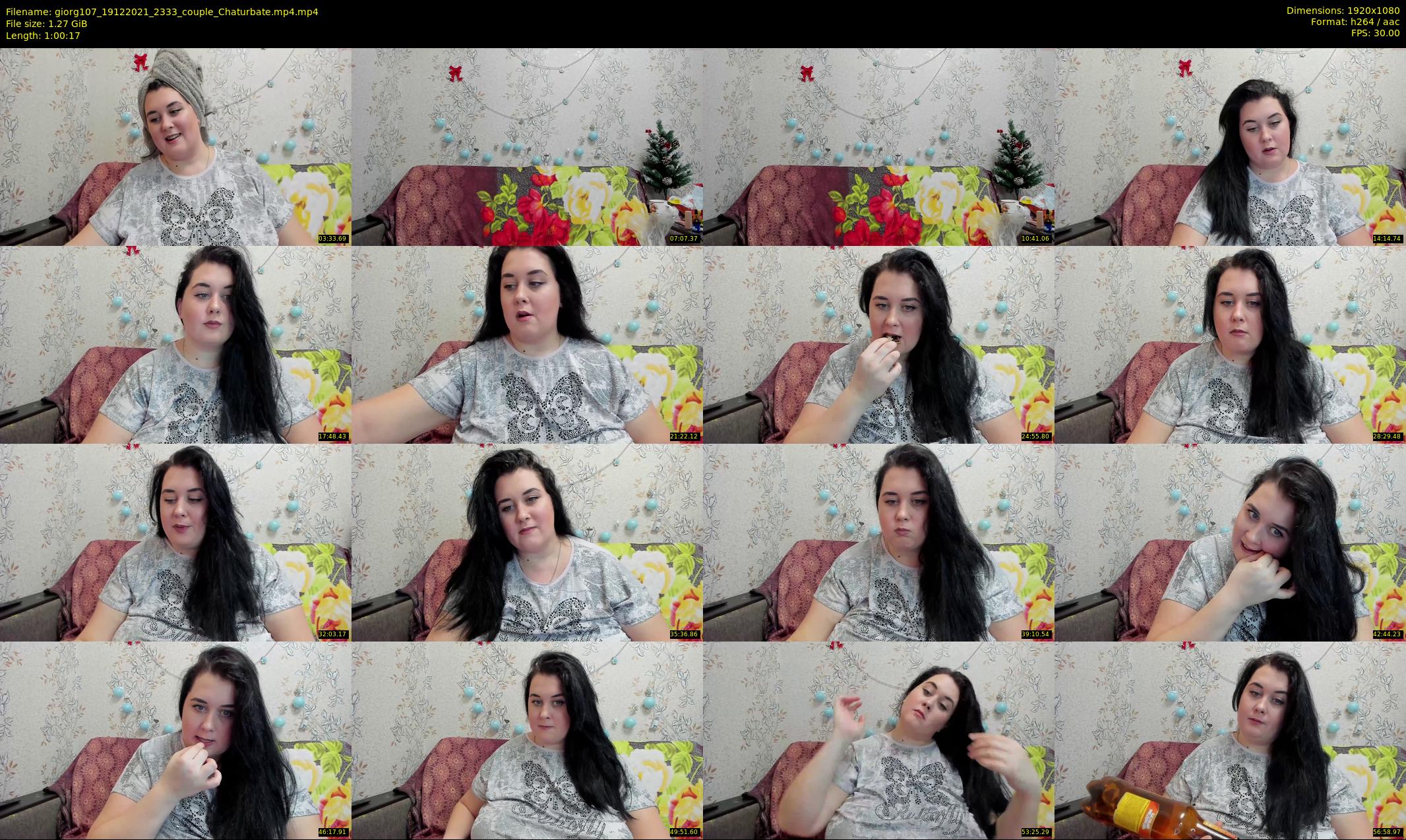 giorg107 — 61 minute Chaturbate couple cam show recording, 1080p, Dec 19, 2021