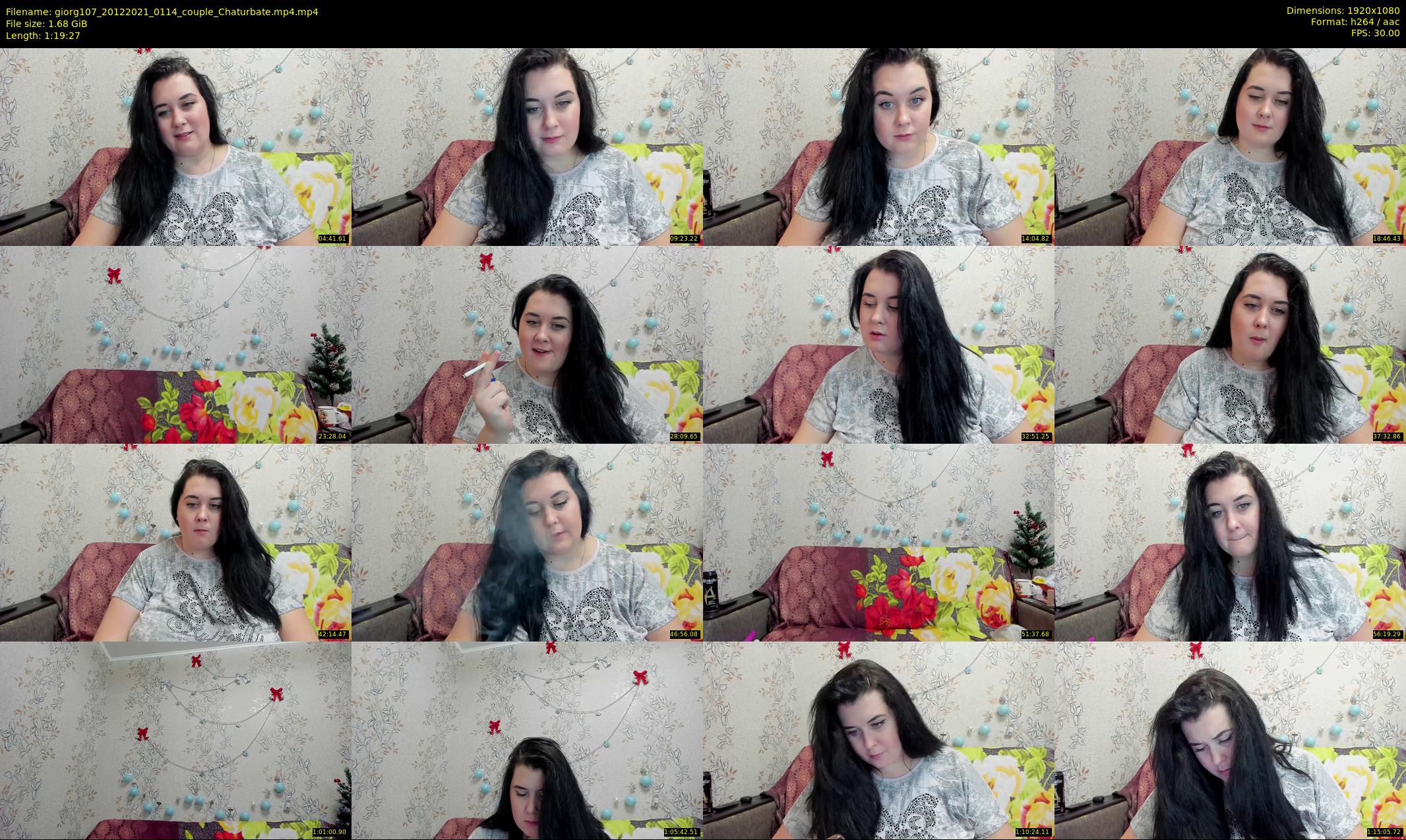 giorg107 — 80 minute Chaturbate couple cam show recording, 1080p, Dec 20, 2021