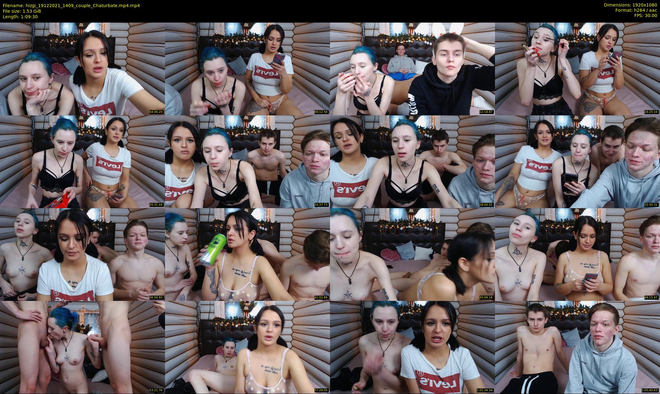 hizgi — 70 minute Chaturbate couple cam show recording, 1080p, Dec 19, 2021