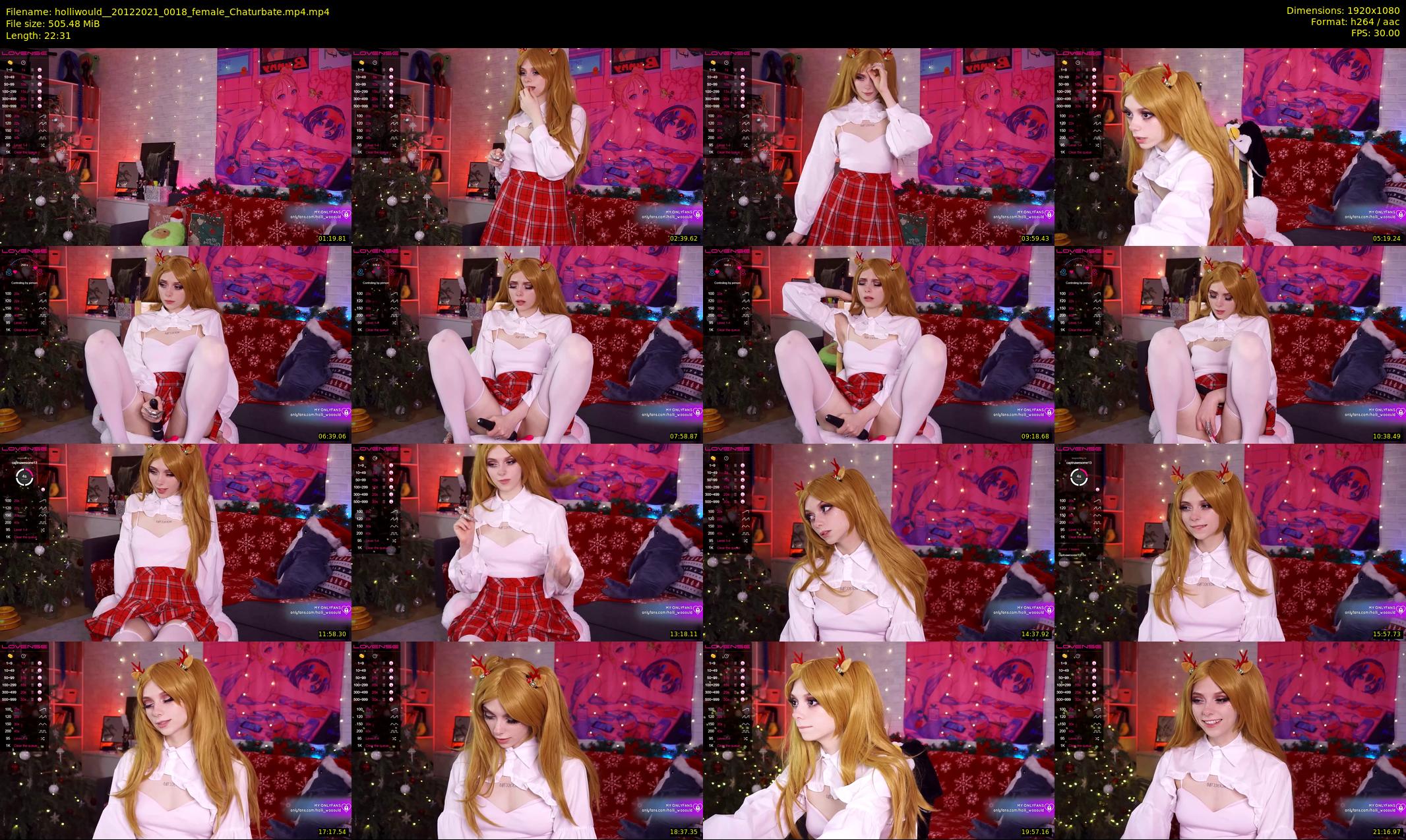 holliwould_ — 23 minute Chaturbate female cam show recording, 1080p, Dec 20, 2021