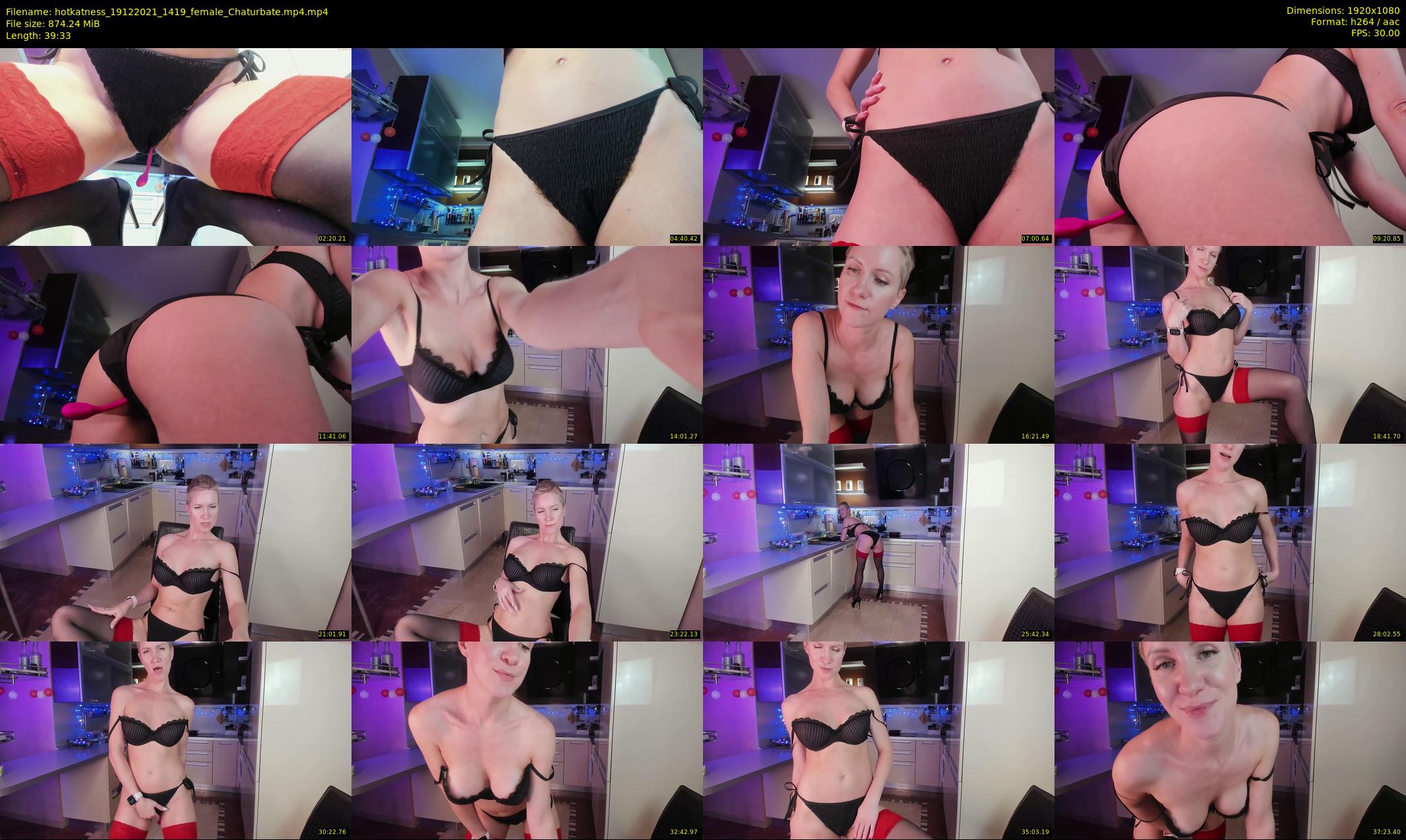 hotkatness — 40 minute Chaturbate female cam show recording, 1080p, Dec 19, 2021