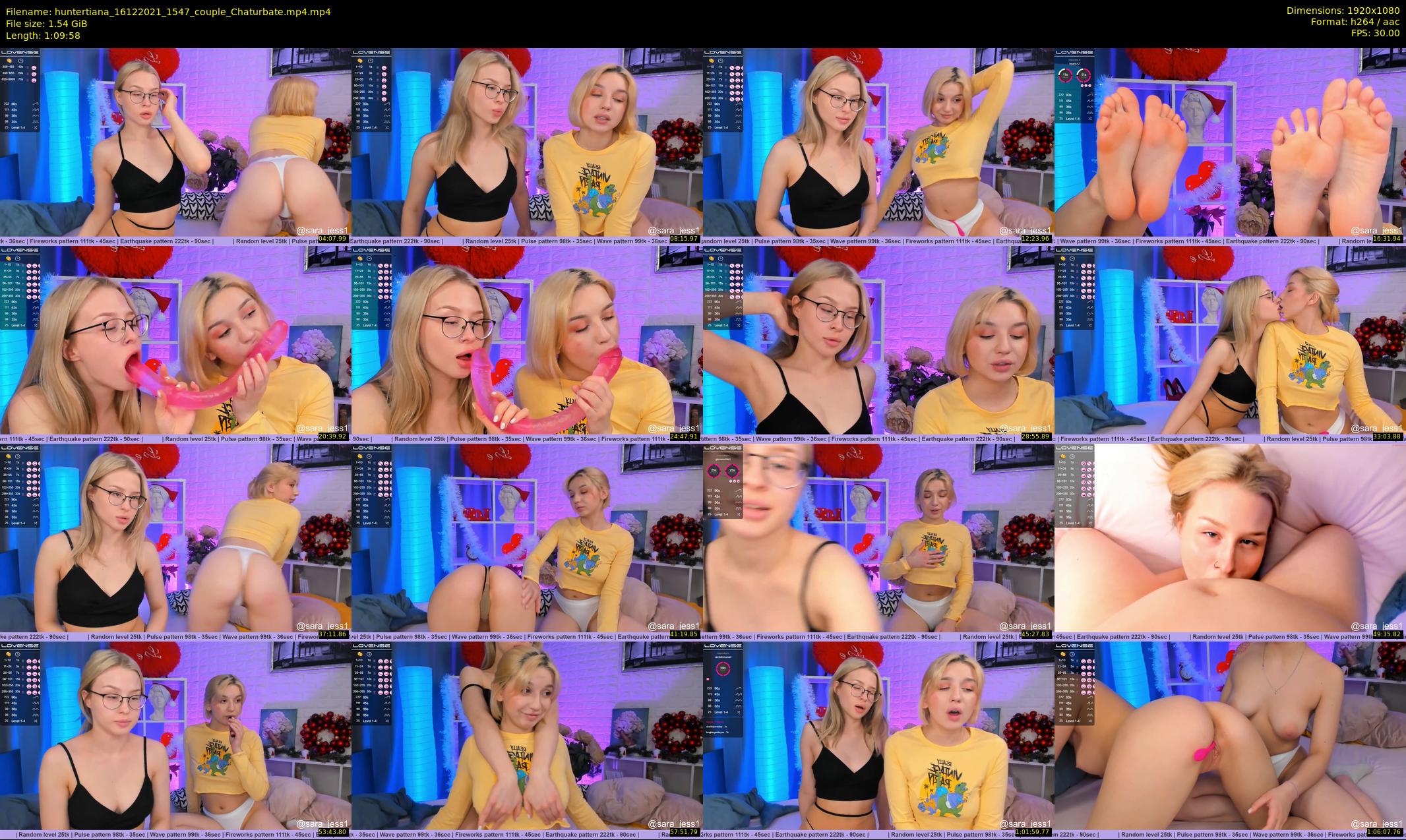 huntertiana — 70 minute Chaturbate female cam show recording, 1080p, Dec 16, 2021