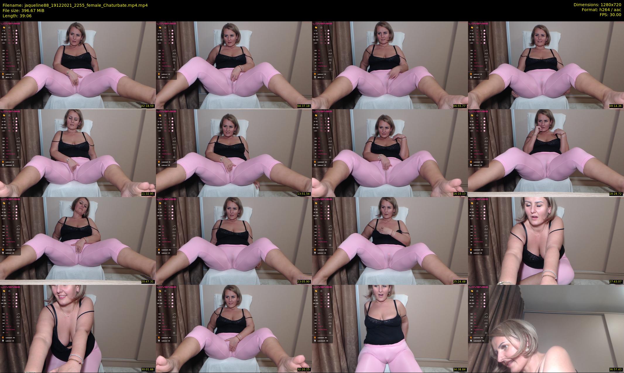 jaqueline88 — 40 minute Chaturbate female cam show recording, 720p, Dec 19, 2021