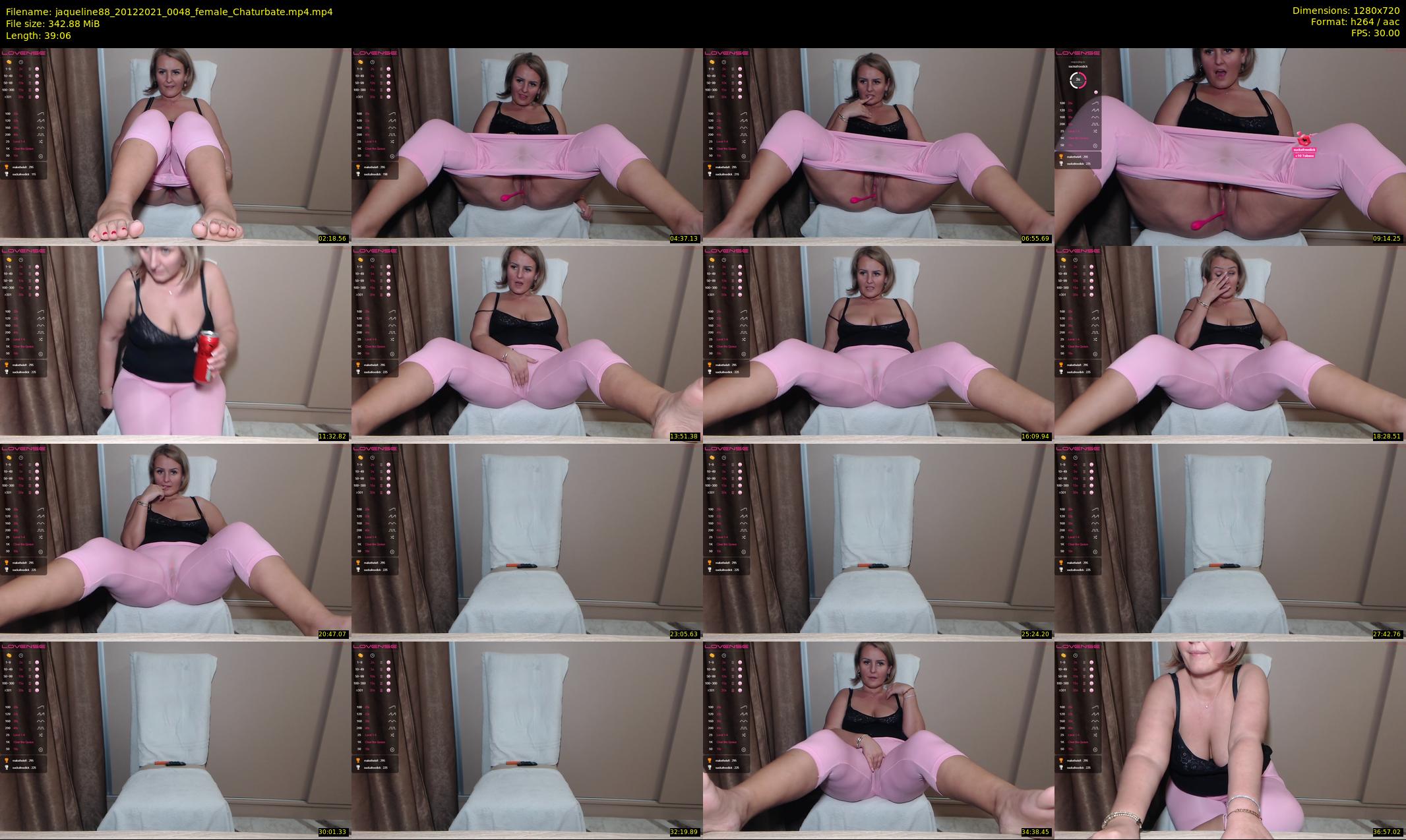 jaqueline88 — 40 minute Chaturbate female cam show recording, 720p, Dec 20, 2021