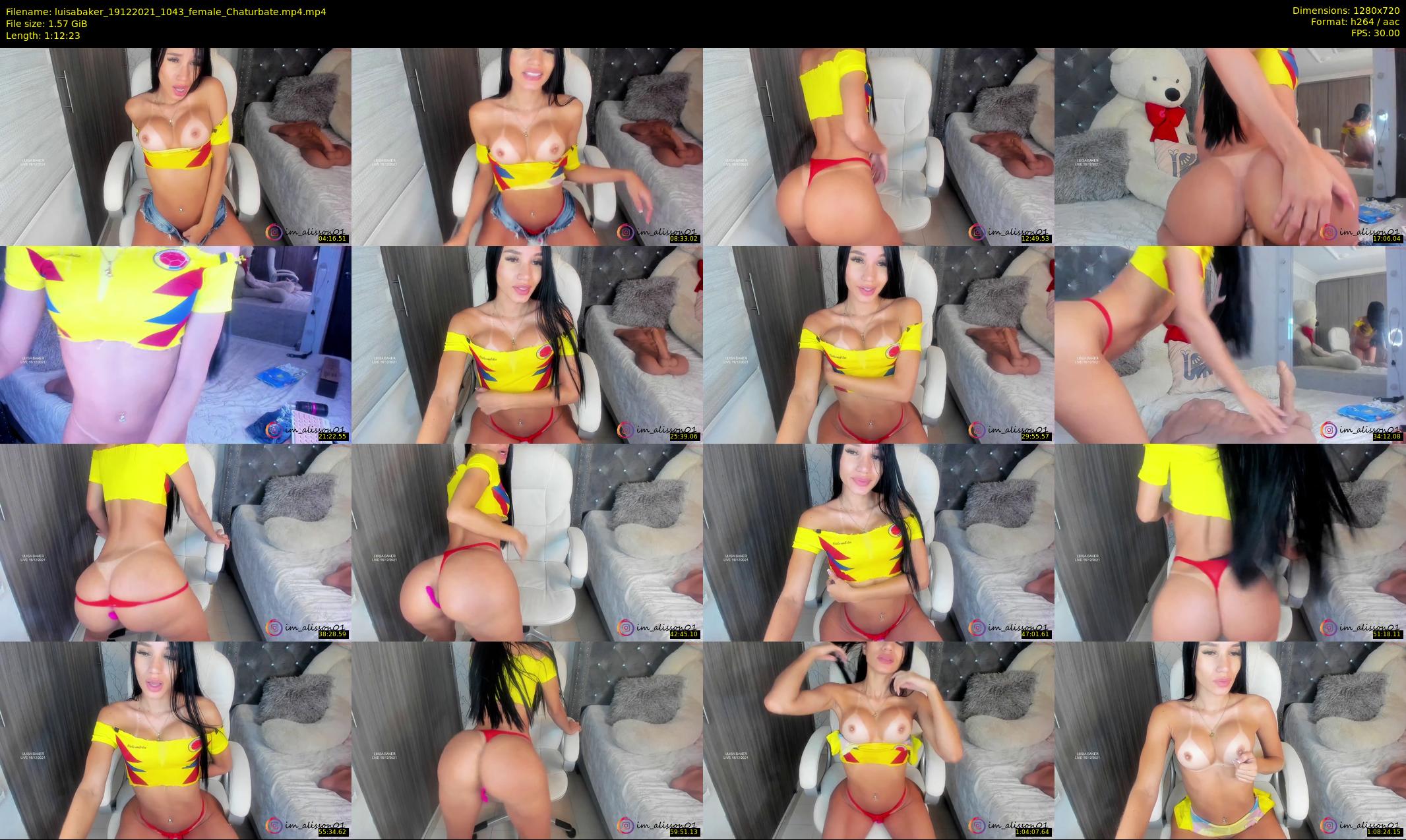 luisabaker — 73 minute Chaturbate female cam show recording, 720p, Dec 19, 2021