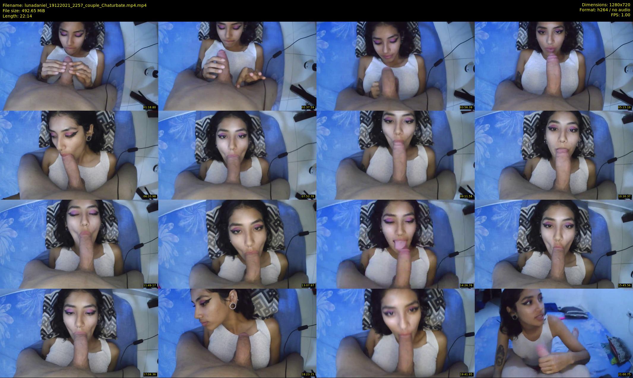 lunadaniel — 23 minute Chaturbate couple cam show recording, 720p, Dec 19, 2021