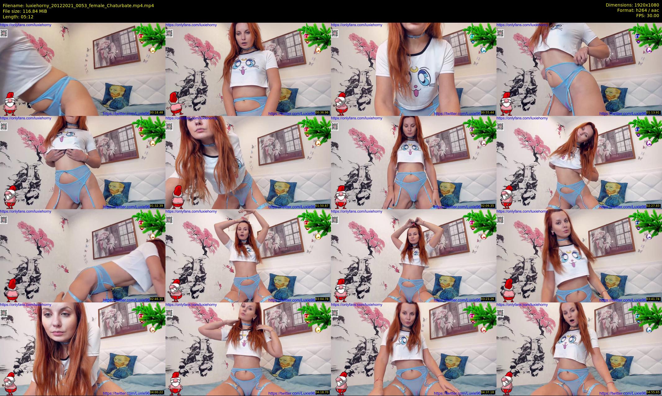 luxiehorny — 6 minute Chaturbate female cam show recording, 1080p, Dec 20, 2021