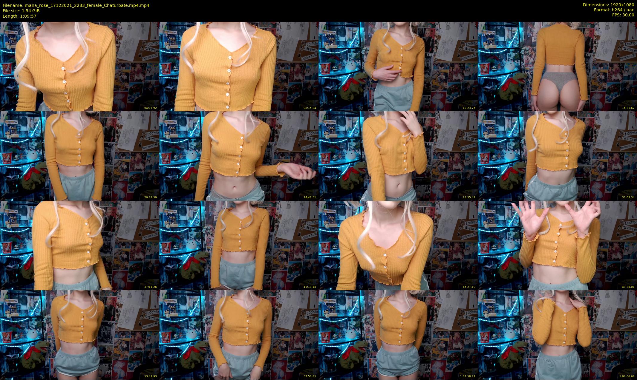 mana_rose — 70 minute Chaturbate female cam show recording, 1080p, Dec 17, 2021