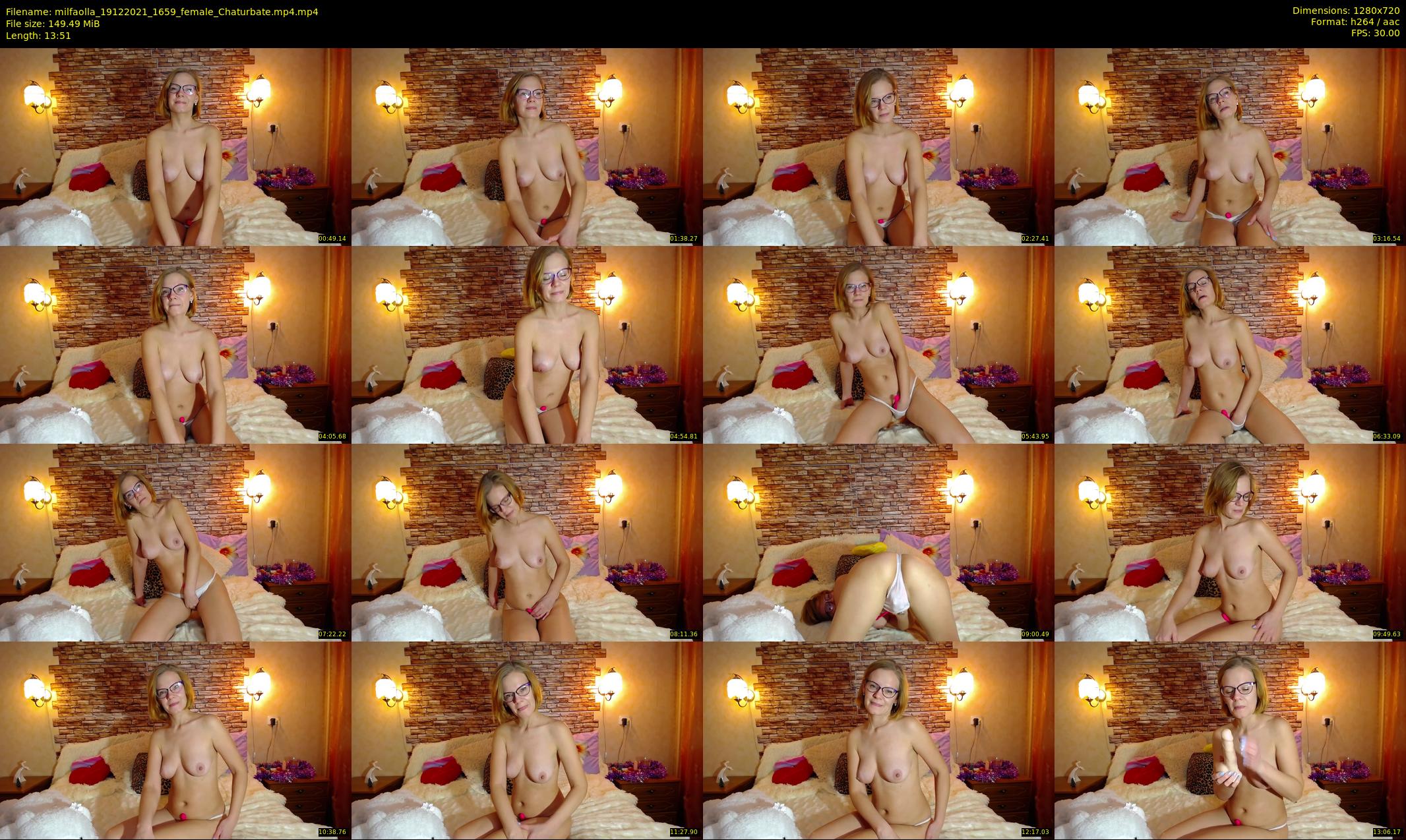 milfaolla — 14 minute Chaturbate female cam show recording, 720p, Dec 19, 2021