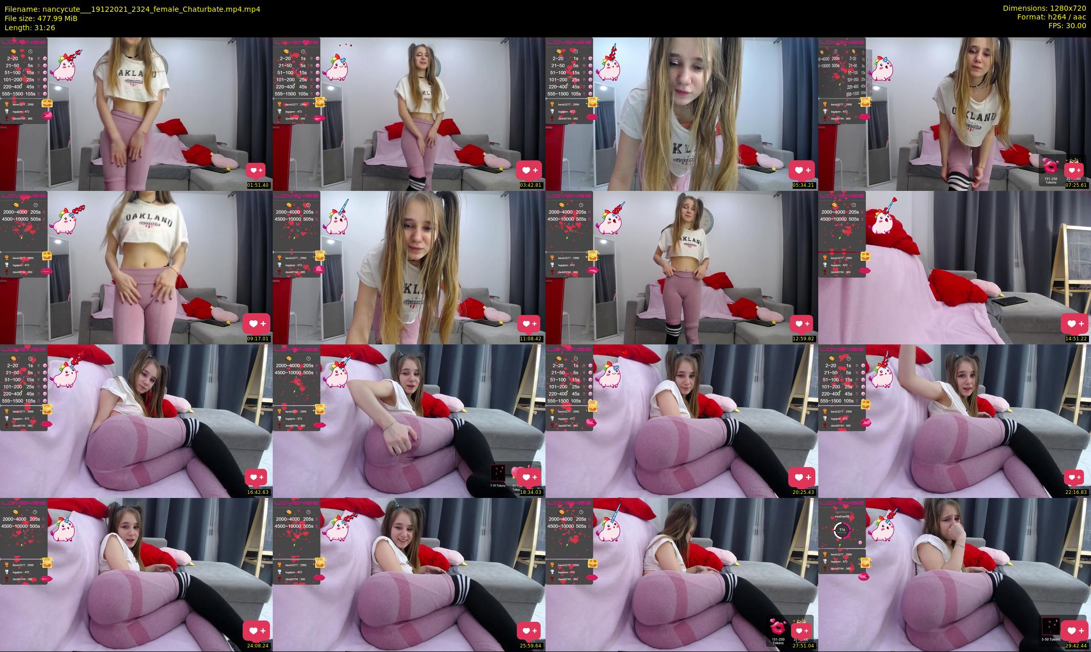 nancycute__ — 32 minute Chaturbate female cam show recording, 720p, Dec 19, 2021