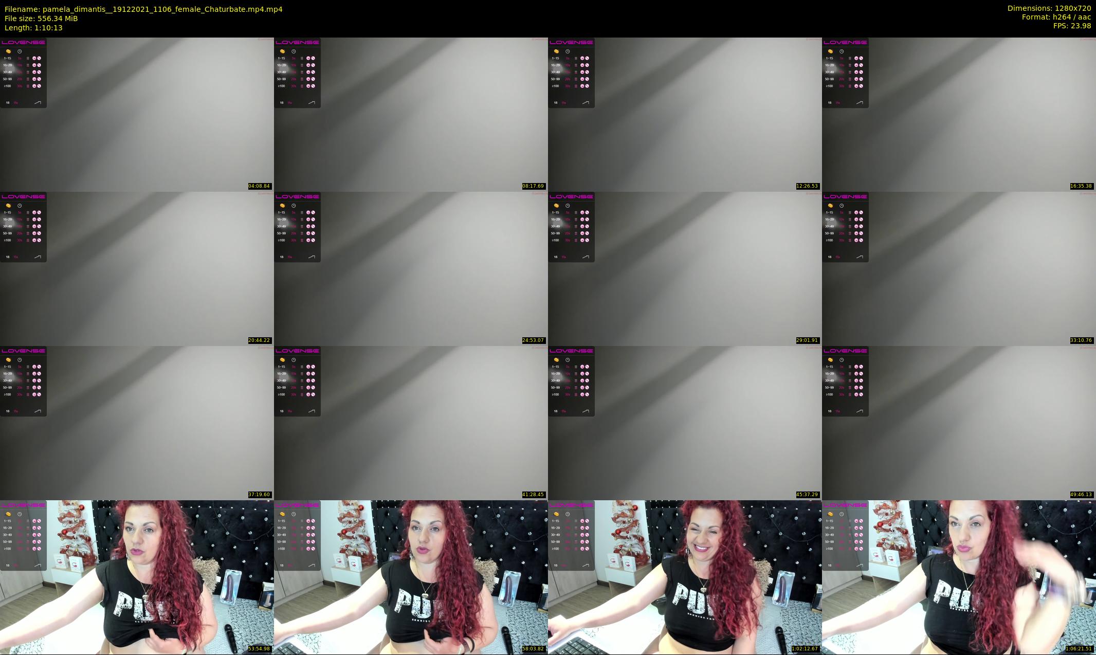 pamela_dimantis_ — 71 minute Chaturbate female cam show recording, 720p, Dec 19, 2021