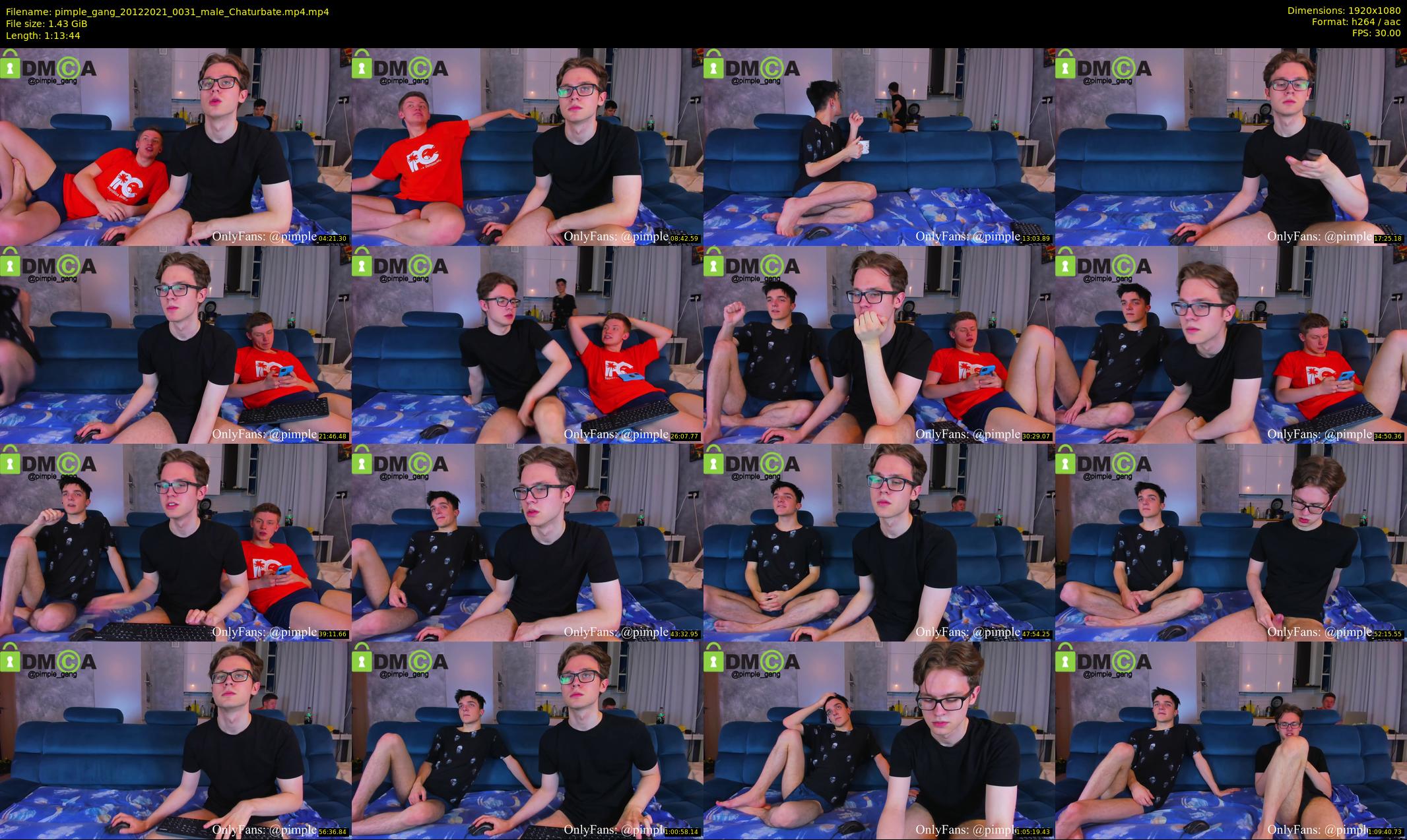 pimple_gang — 74 minute Chaturbate male cam show recording, 1080p, Dec 20, 2021