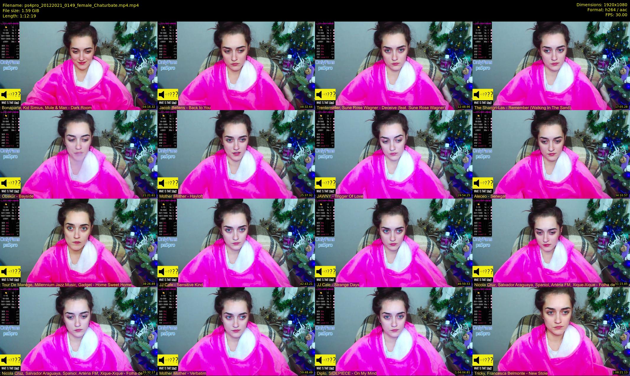ps4pro — 73 minute Chaturbate female cam show recording, 1080p, Dec 20, 2021