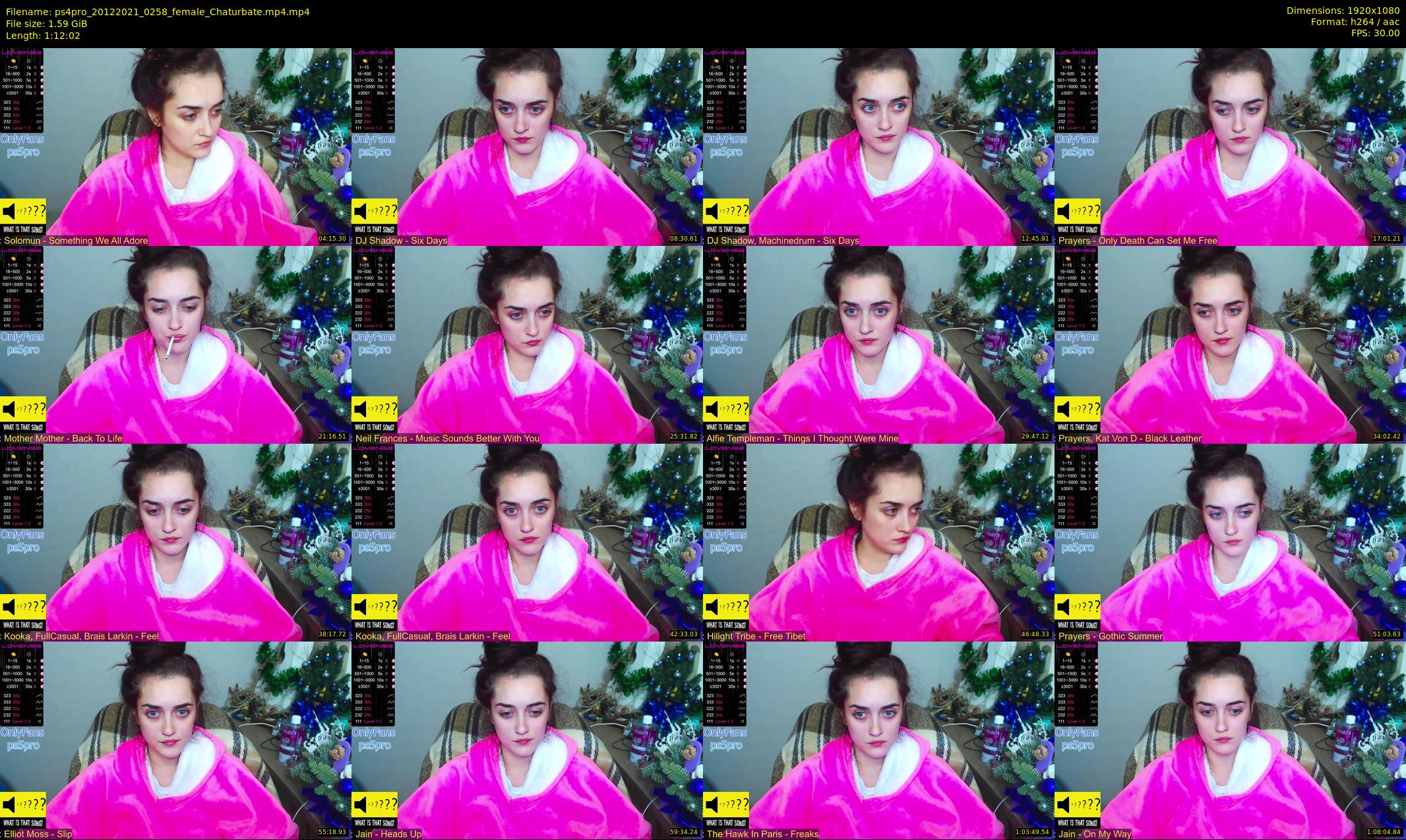 ps4pro — 73 minute Chaturbate female cam show recording, 1080p, Dec 20, 2021