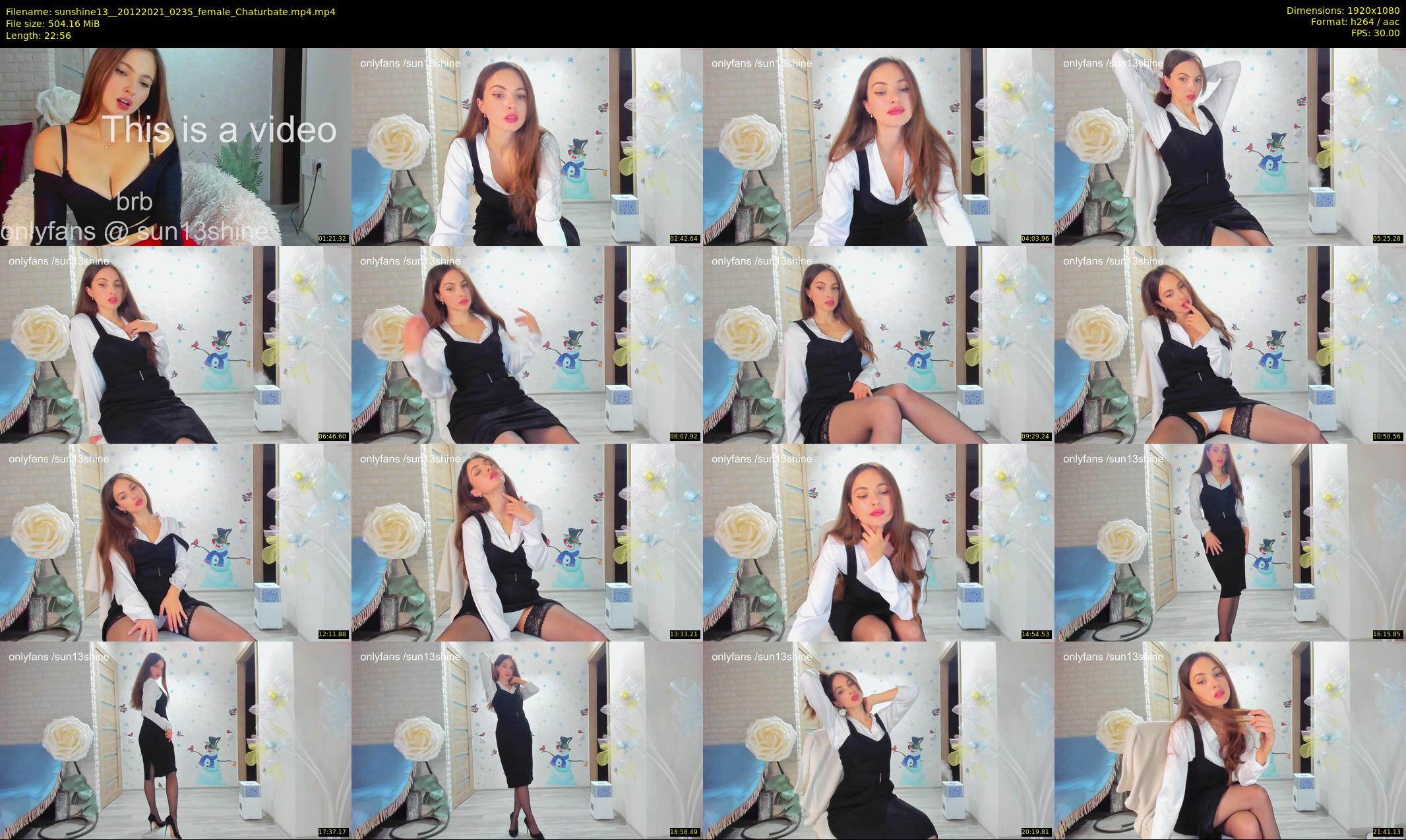 sunshine13_ — 23 minute Chaturbate female cam show recording, 1080p, Dec 20, 2021