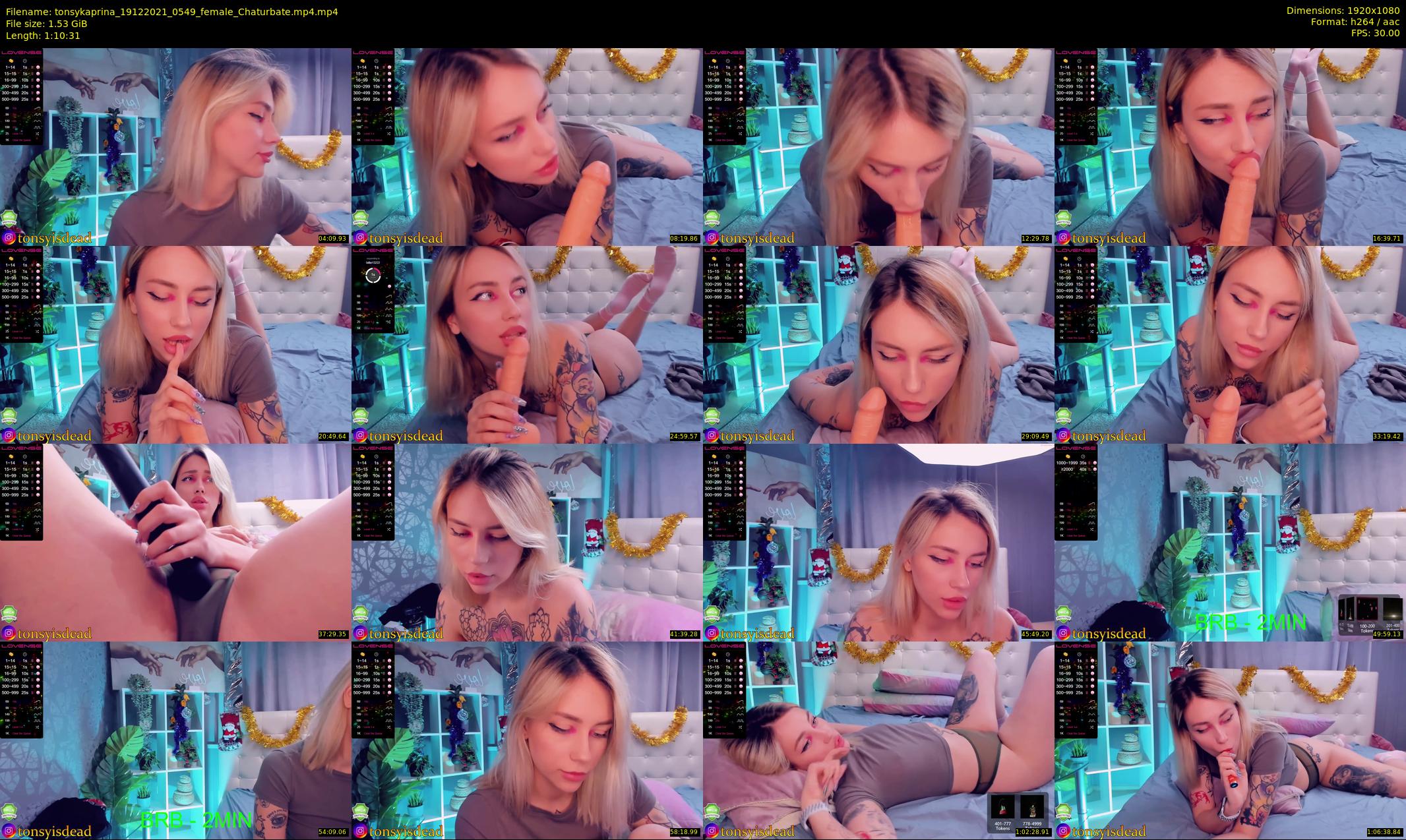 tonsykaprina — 71 minute Chaturbate couple cam show recording, 1080p, Dec 19, 2021