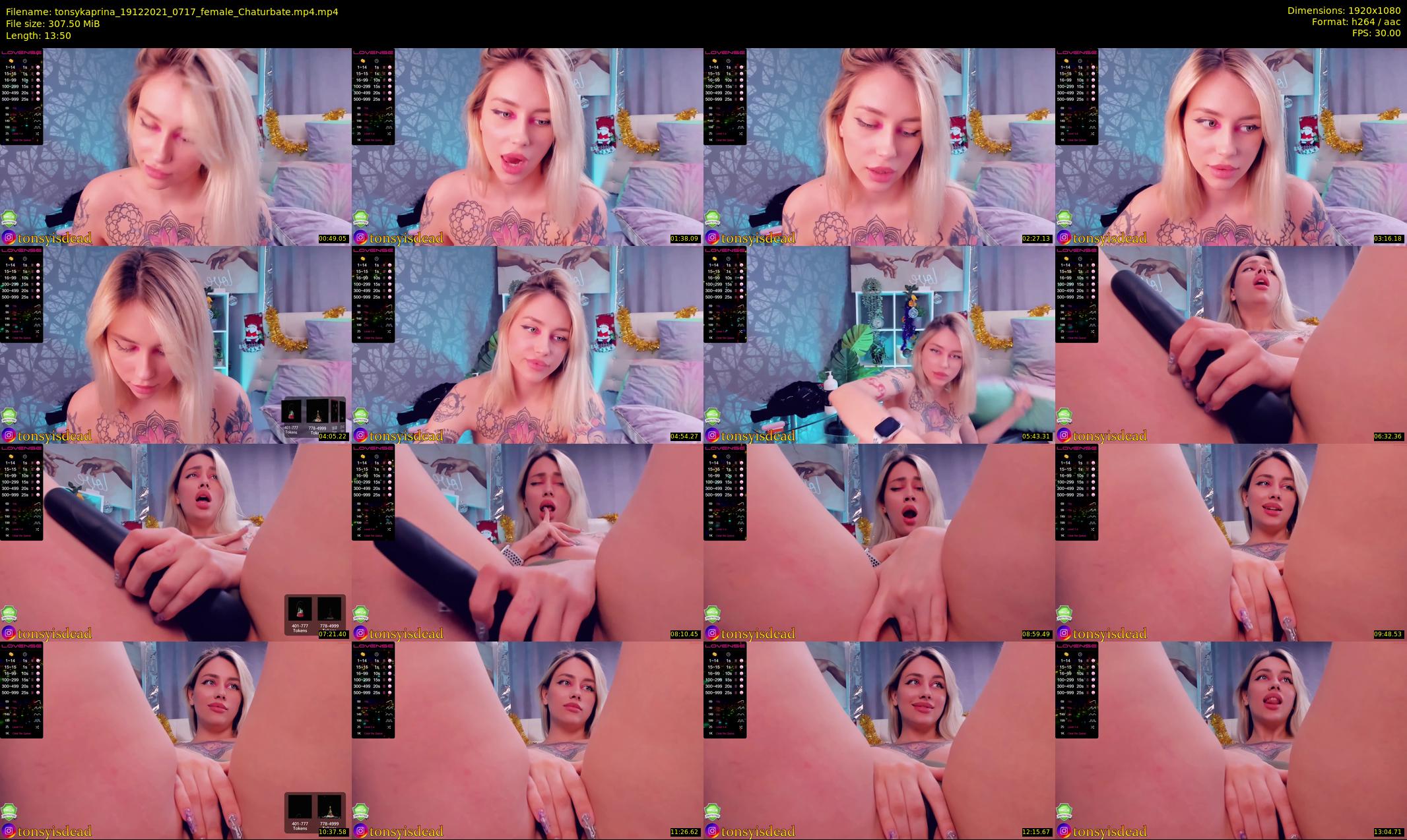 tonsykaprina — 14 minute Chaturbate couple cam show recording, 1080p, Dec 19, 2021
