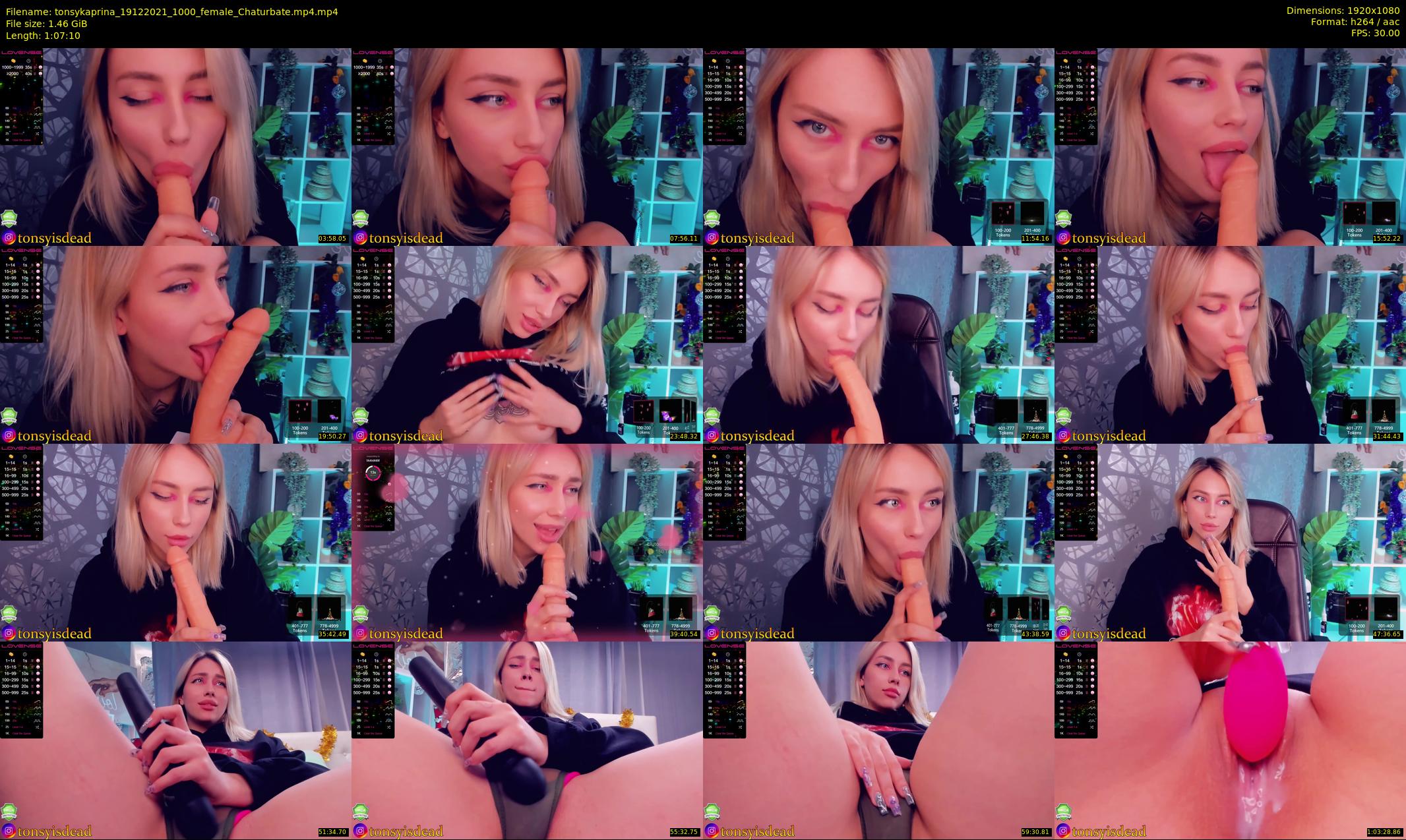 tonsykaprina — 68 minute Chaturbate couple cam show recording, 1080p, Dec 19, 2021