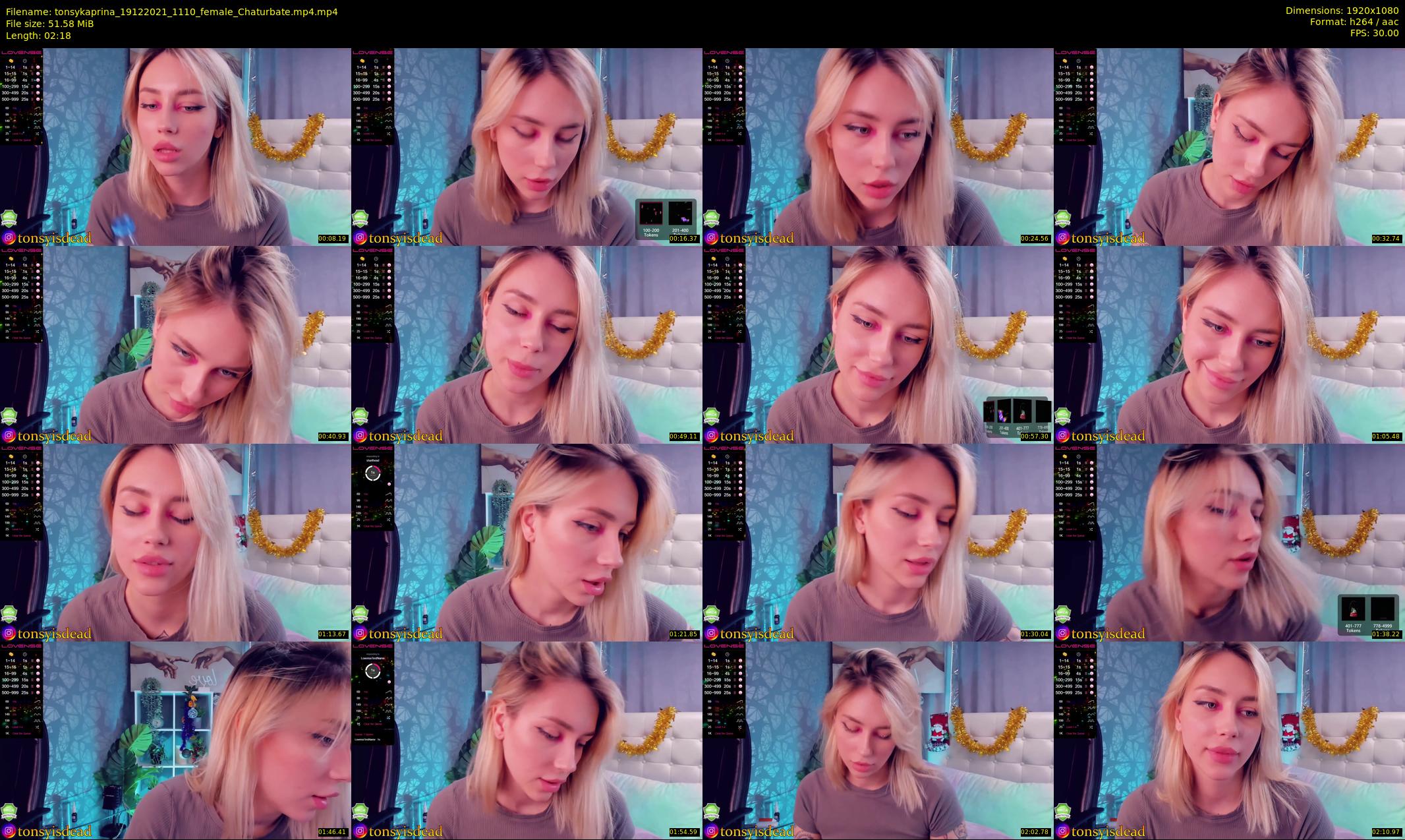 tonsykaprina — 3 minute Chaturbate couple cam show recording, 1080p, Dec 19, 2021