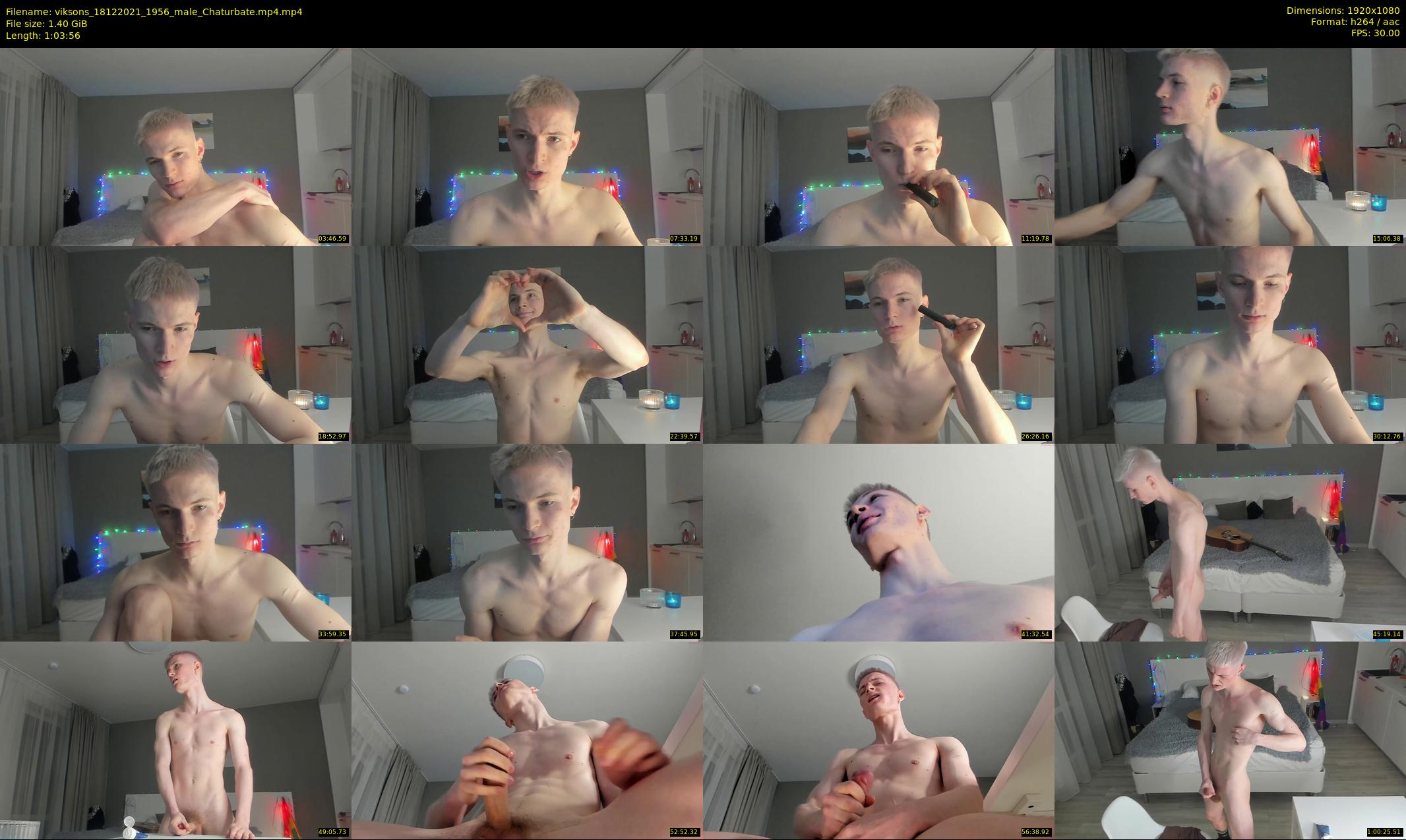 viksons — 64 minute Chaturbate male cam show recording, 1080p, Dec 18, 2021
