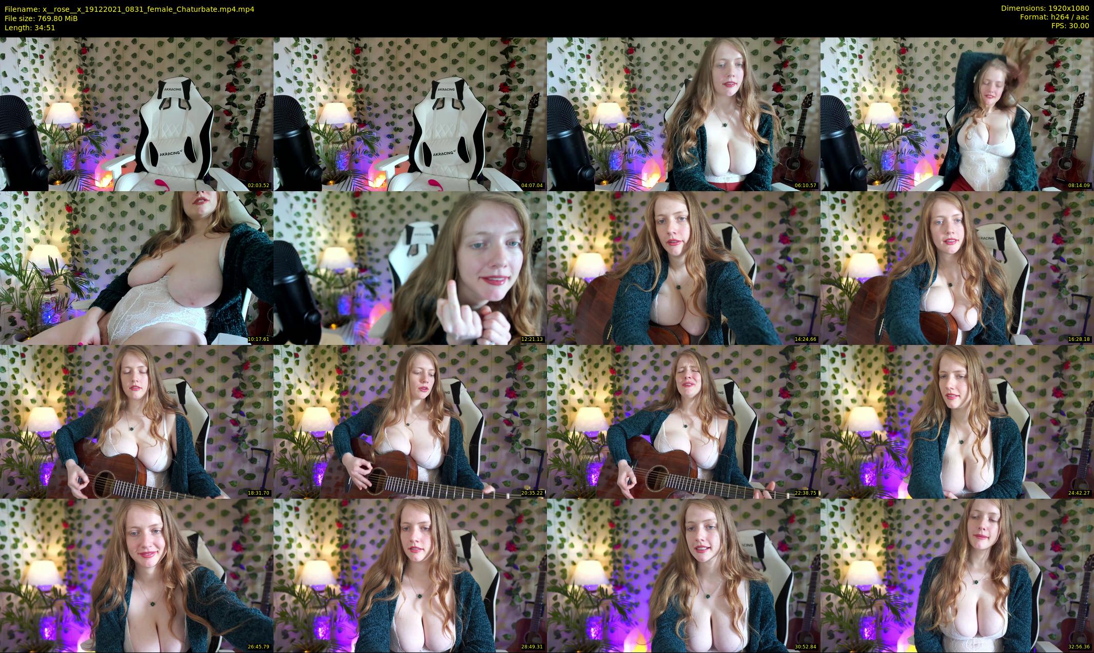 x__rose__x — 35 minute Chaturbate female cam show recording, 1080p, Dec 19, 2021