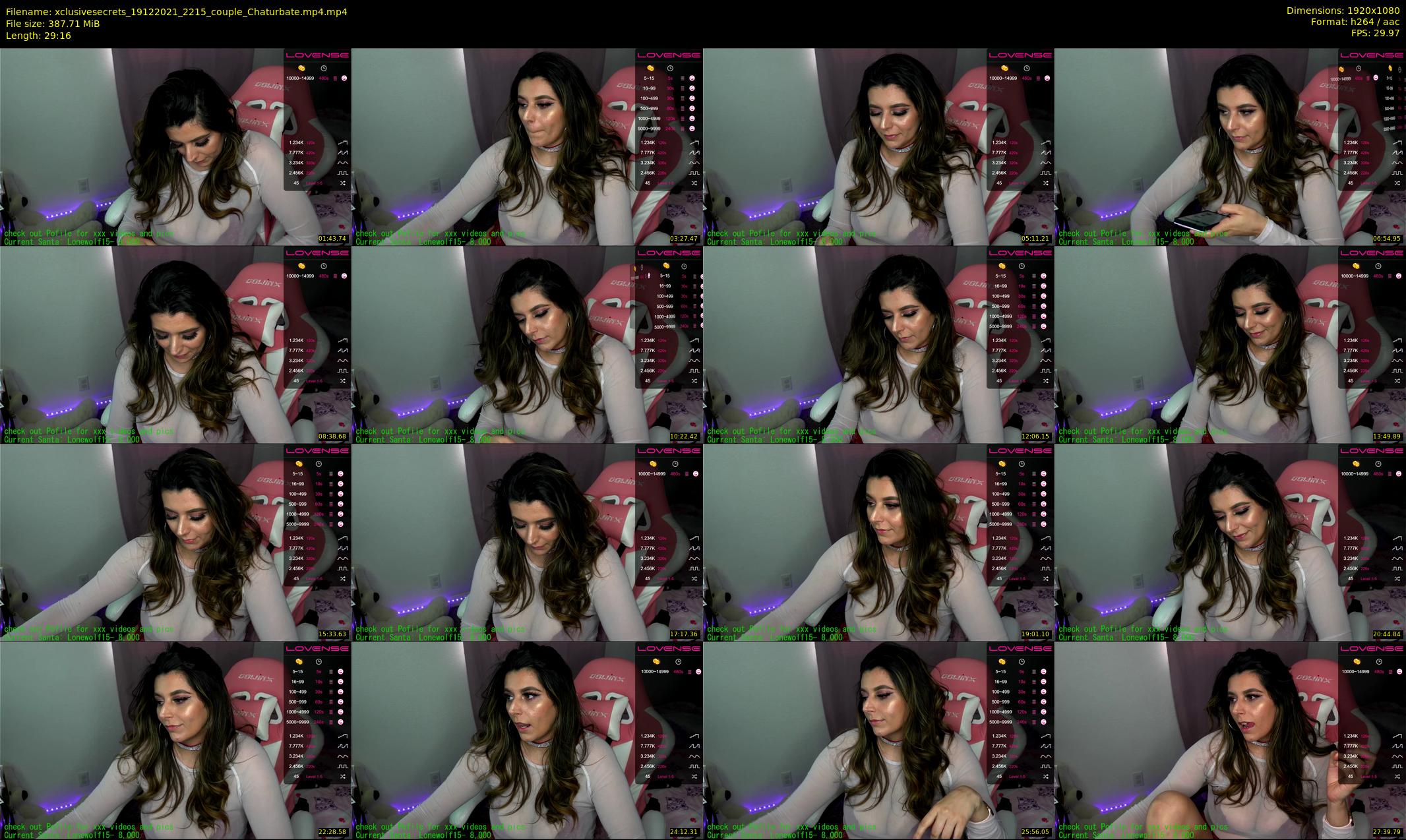 xclusivesecrets — 30 minute Chaturbate female cam show recording, 1080p, Dec 19, 2021