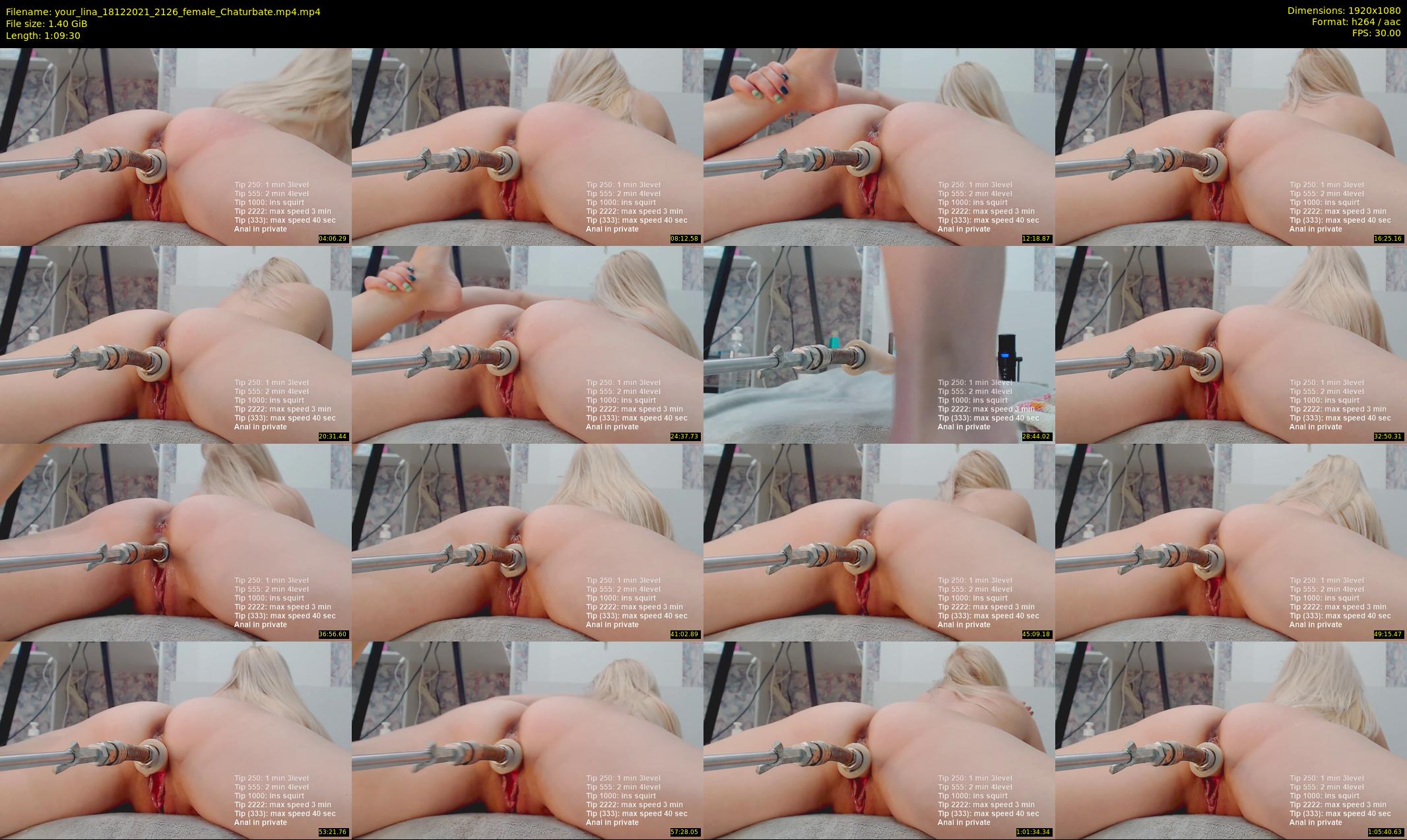 your_lina — 70 minute Chaturbate female cam show recording, 1080p, Dec 18, 2021