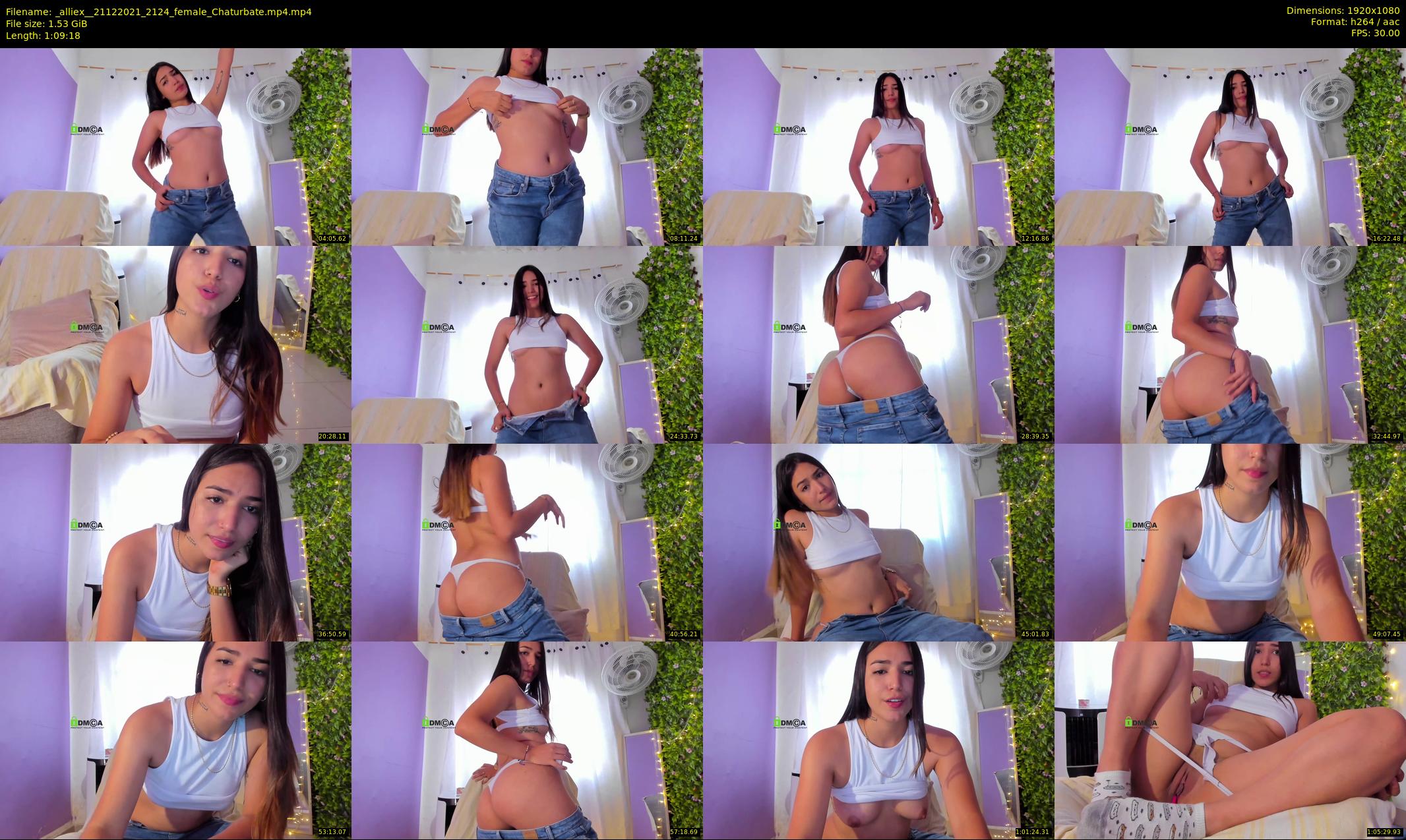 _alliex_ — 70 minute Chaturbate female cam show recording, 1080p, Dec 21, 2021